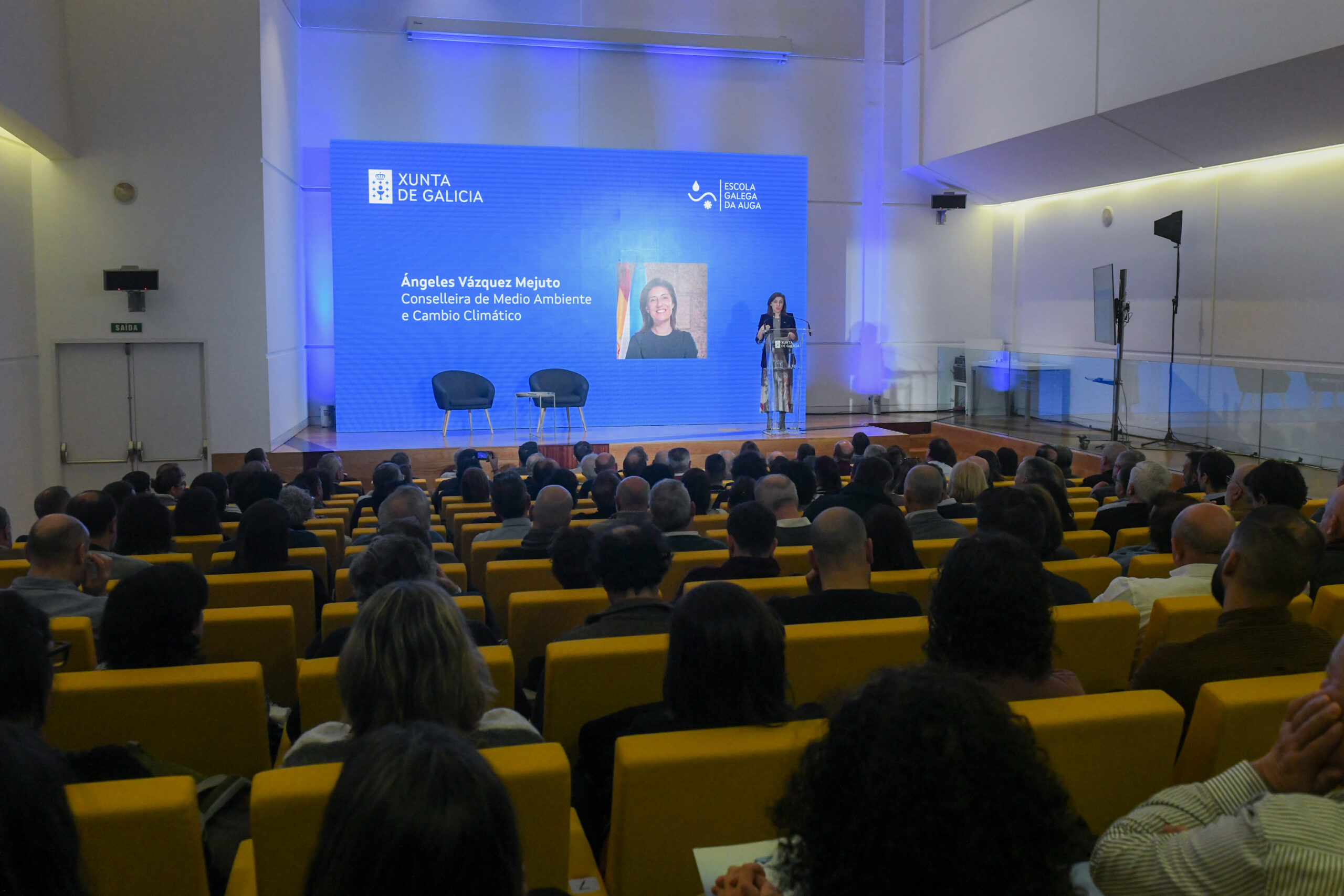 A conselleira de Medio Ambiente e Cambio Climático, Ángeles V