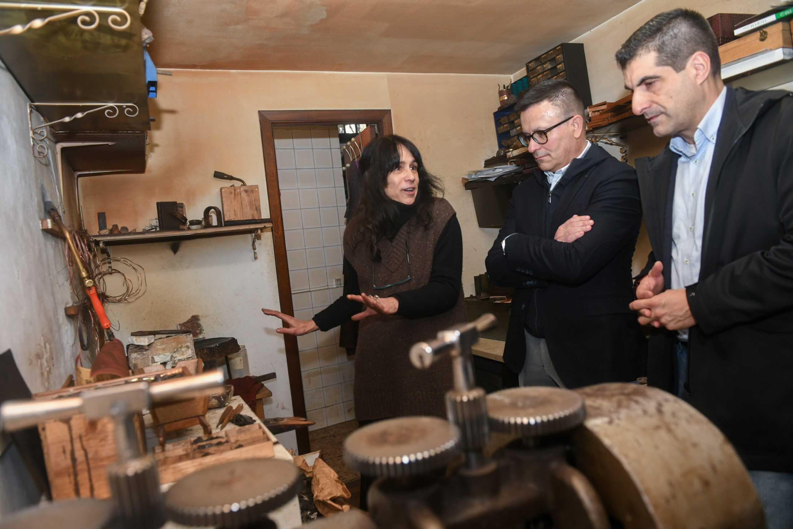 O conselleiro de Emprego, Comercio e Emigración, José Gonzále