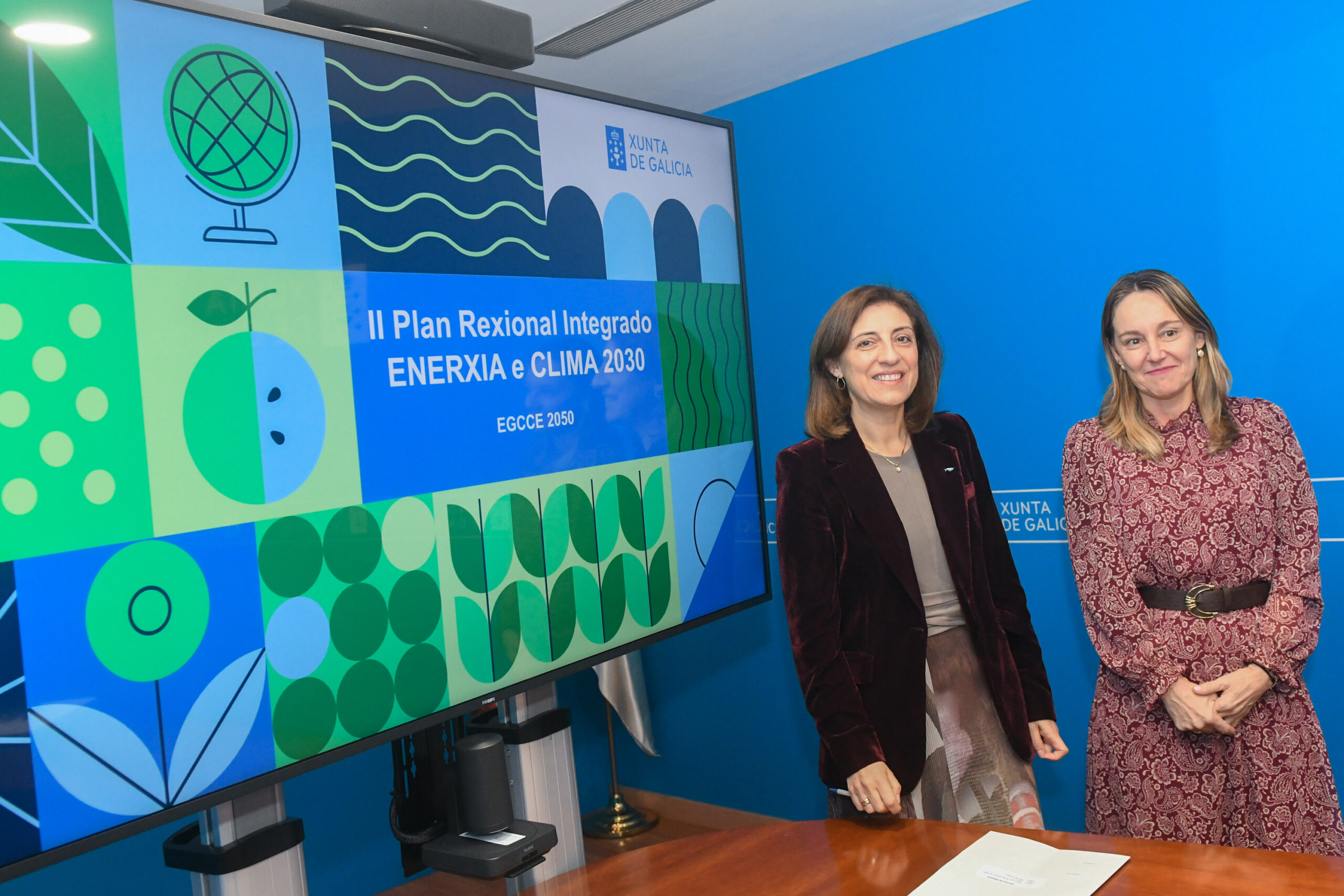 A conselleira de Medio Ambiente e Cambio Climático, Ángeles V