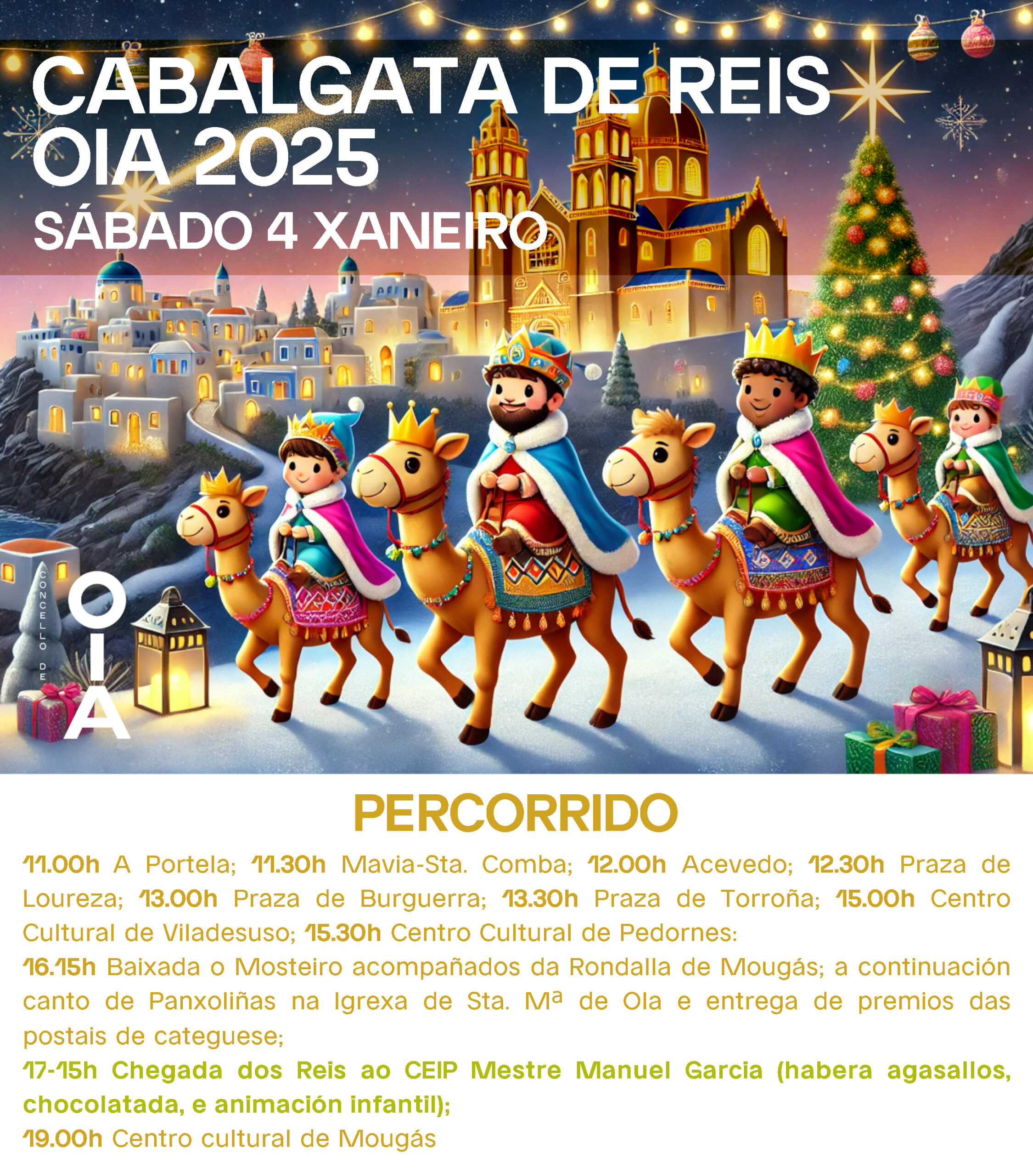 CARTEL CABALGATA REIS 2024 2025