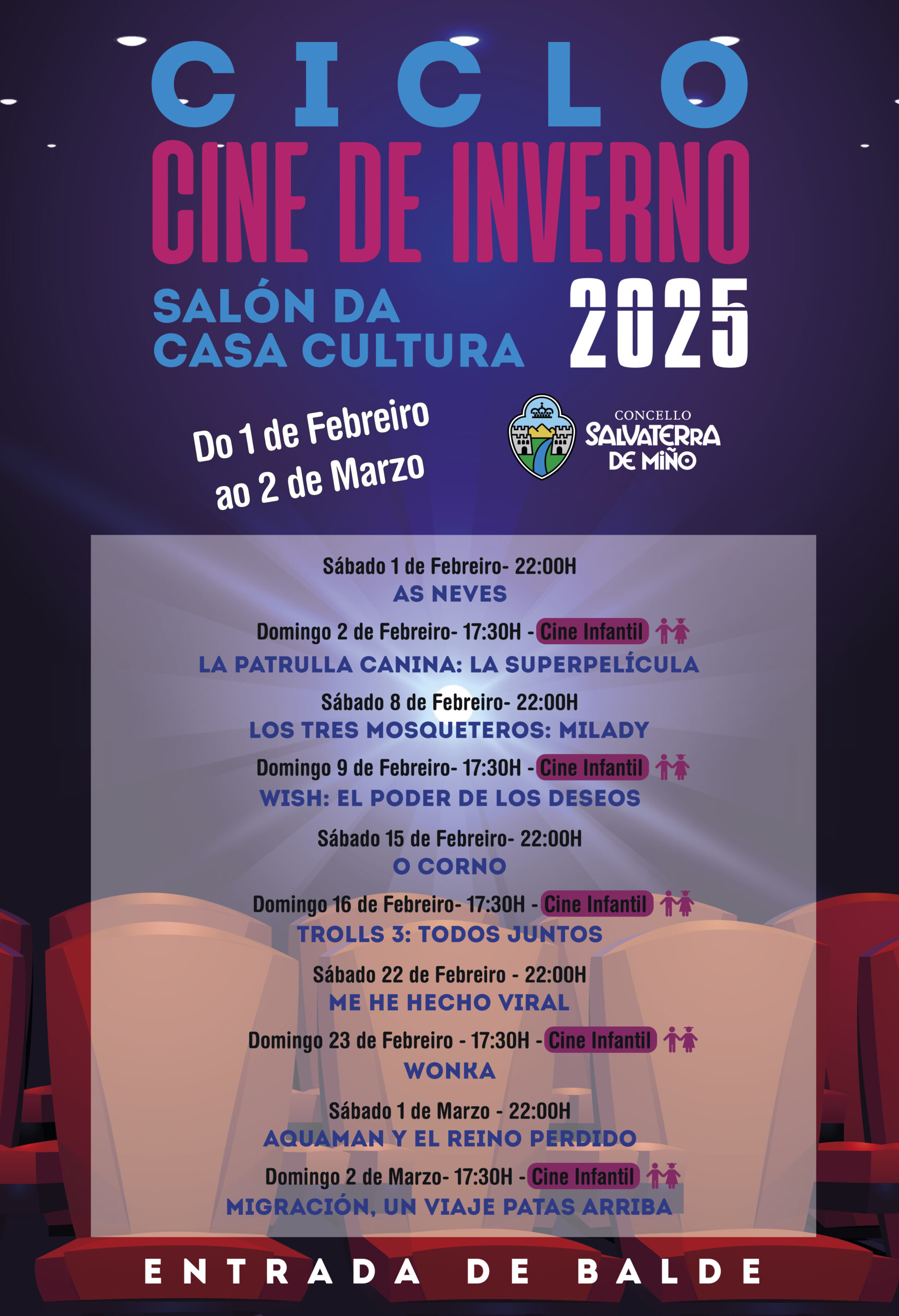 Cartel Ciclo Inverno 2025