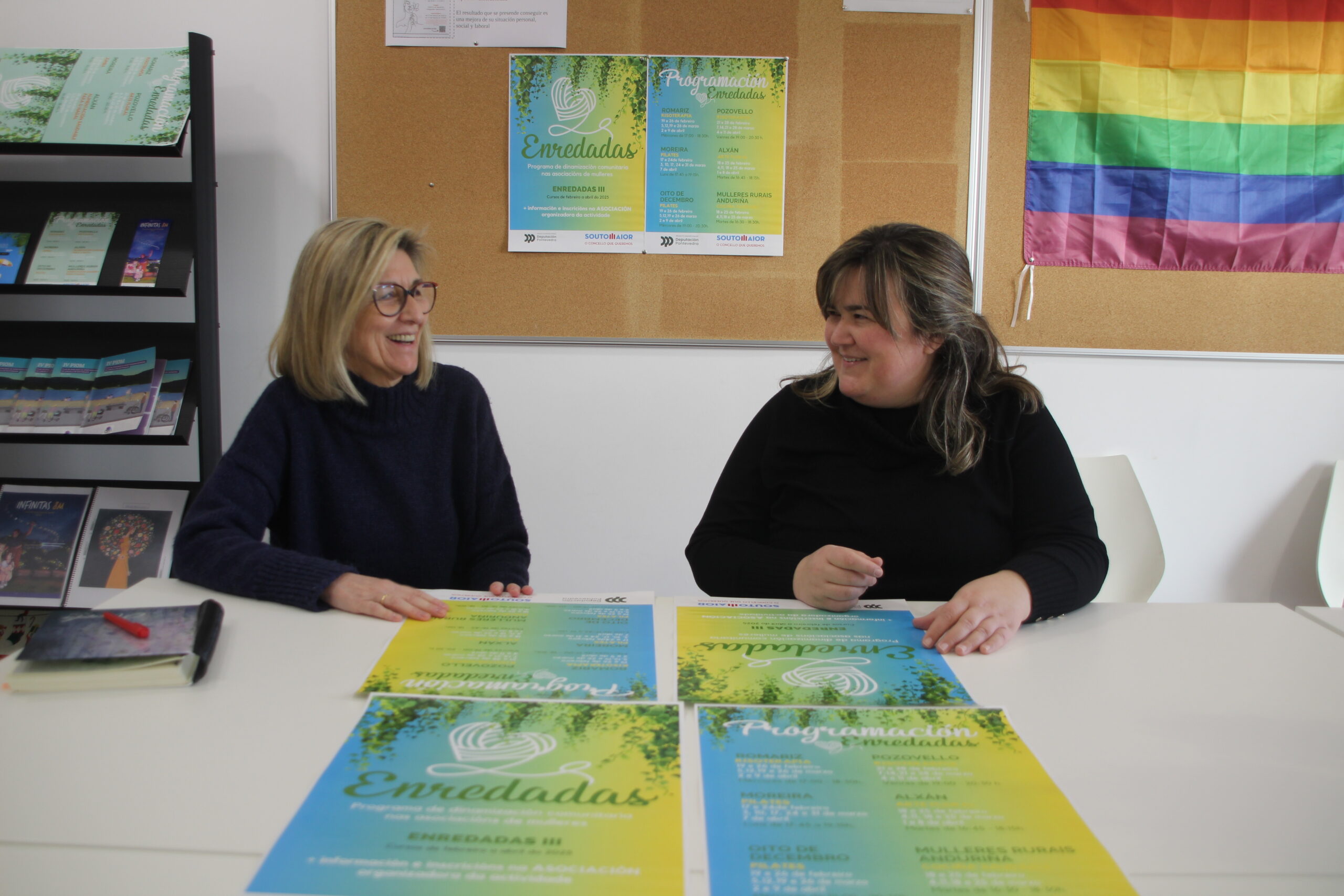 Clara Rodriguez, avogada CIM e Rosana Martinez Boullosa concelleira Benestaer Social