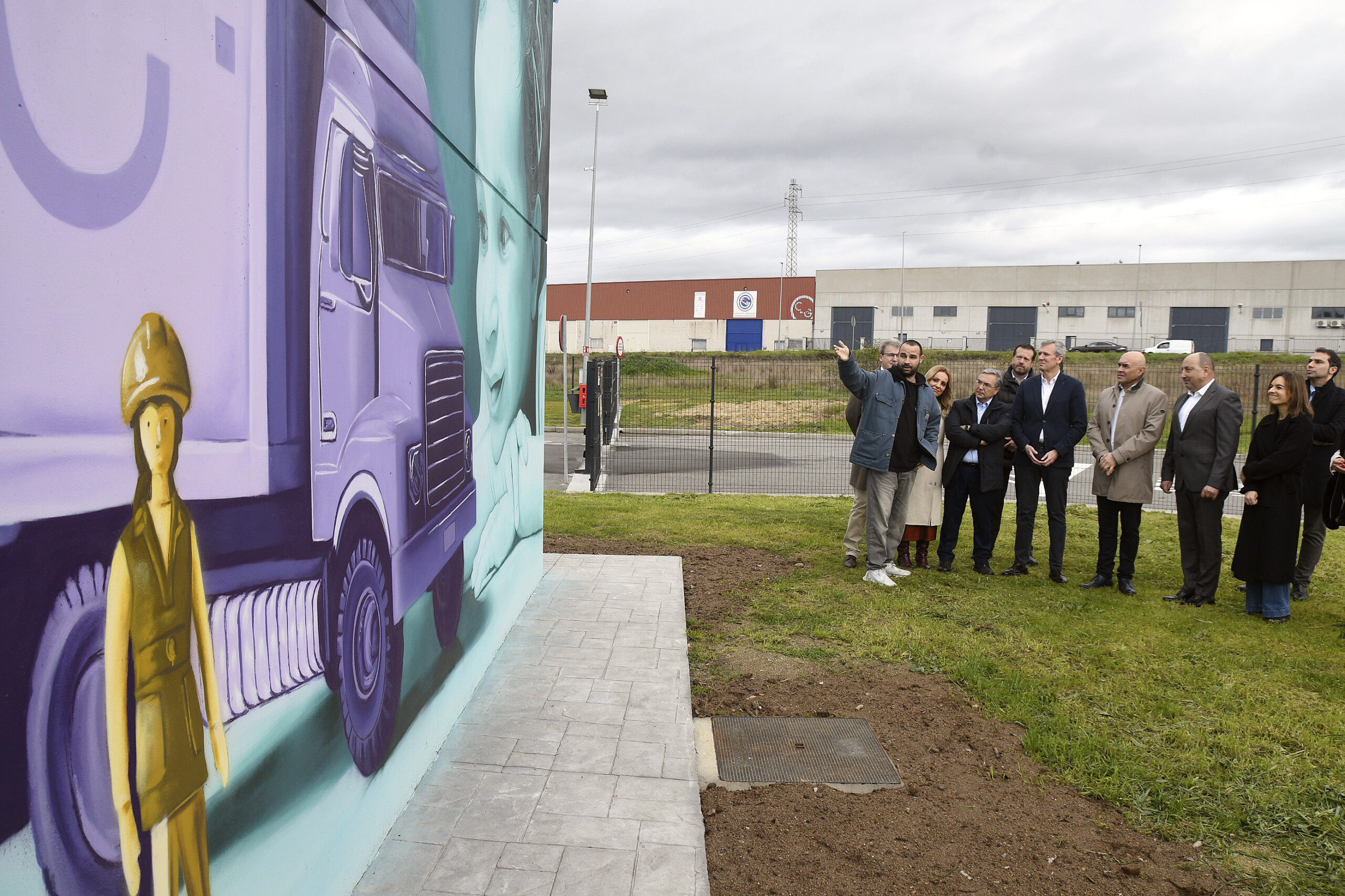 Inauguración da área de estacionamento 3