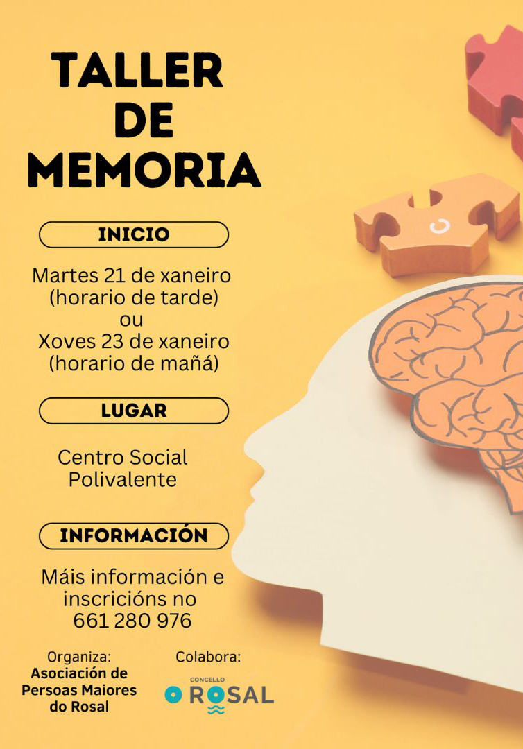 O Rosal adestra a suìa mente no taller de memoria da Asociacioìn de Persoas Maiores