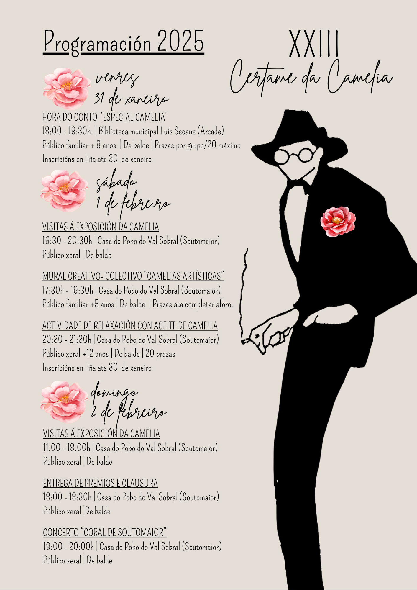 PROGRAMACIÓN XXIII CERTAME CAMELIA