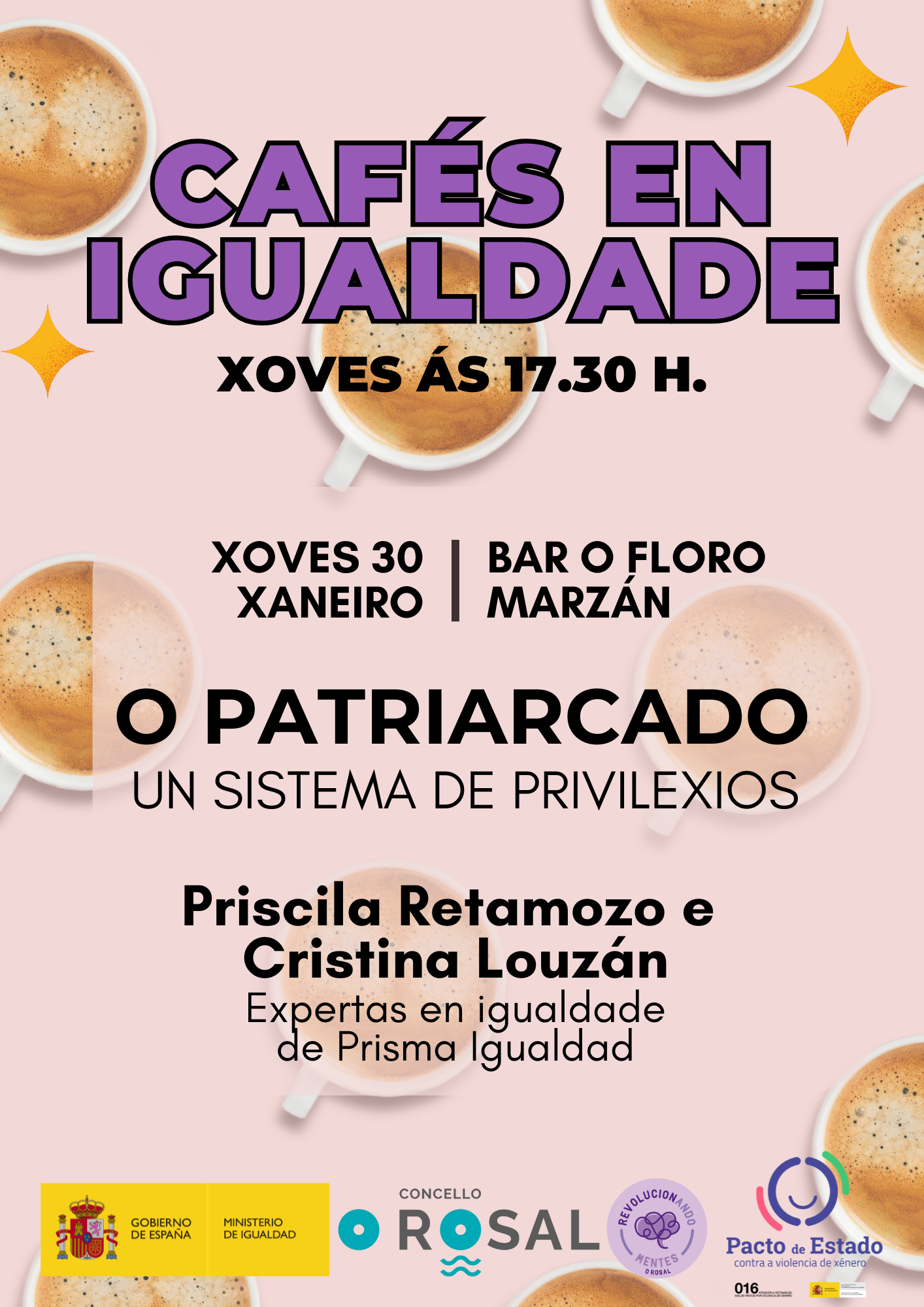 Rompendo co patriarcado cos ‘Cafeìs en Igualdade’