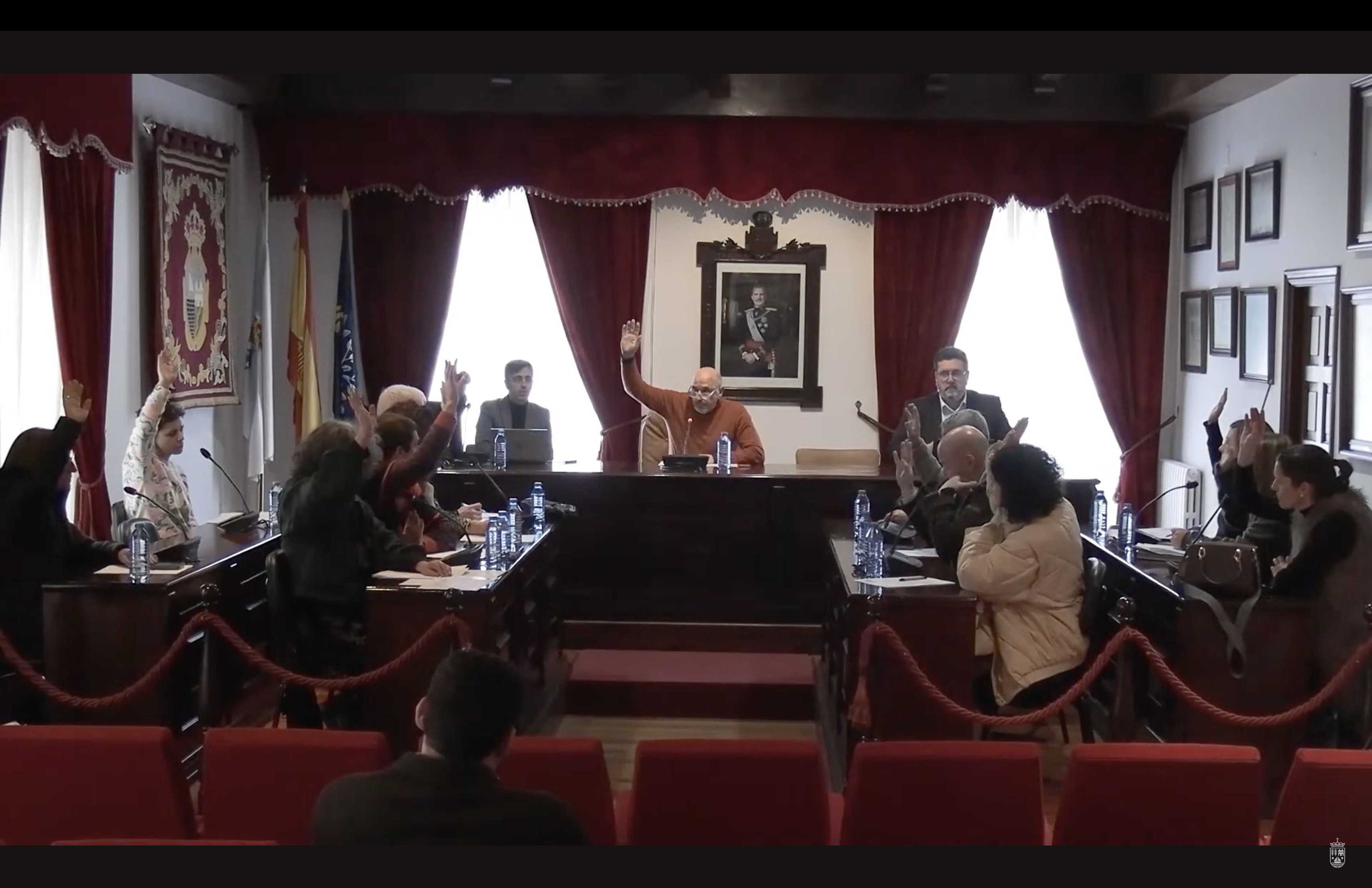 Sesión extraordinaria do Pleno da corporación do 14 de xaneiro de 2025