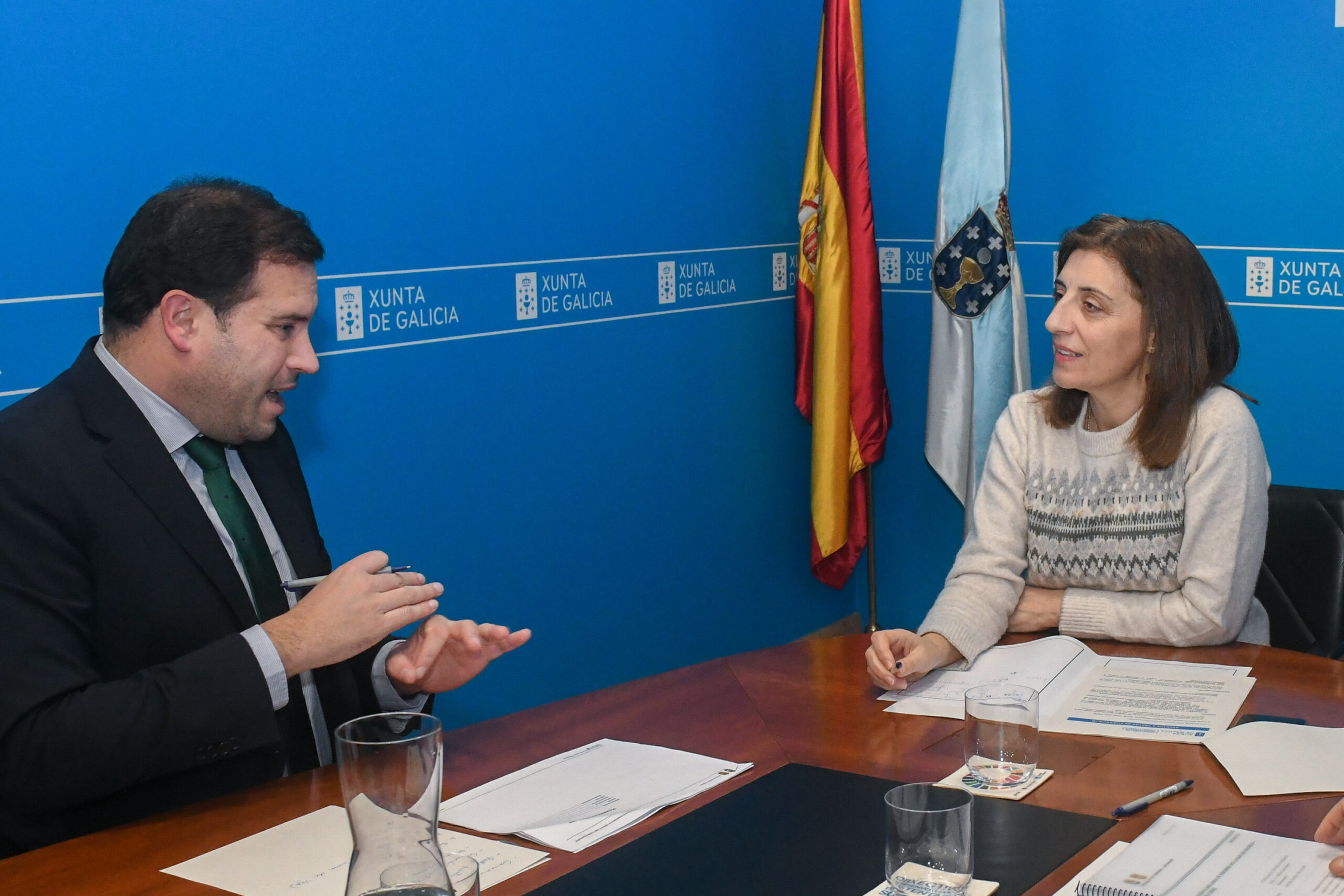 A conselleira de Medio Ambiente e Cambio Climático, Ángeles V