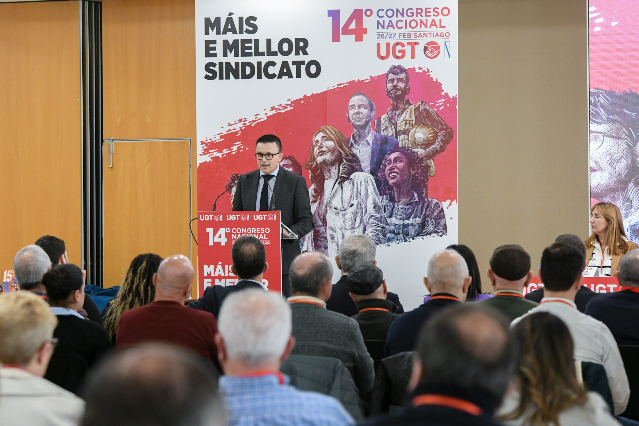 O conselleiro de Emprego, Comercio e Emigración, José Gonzále