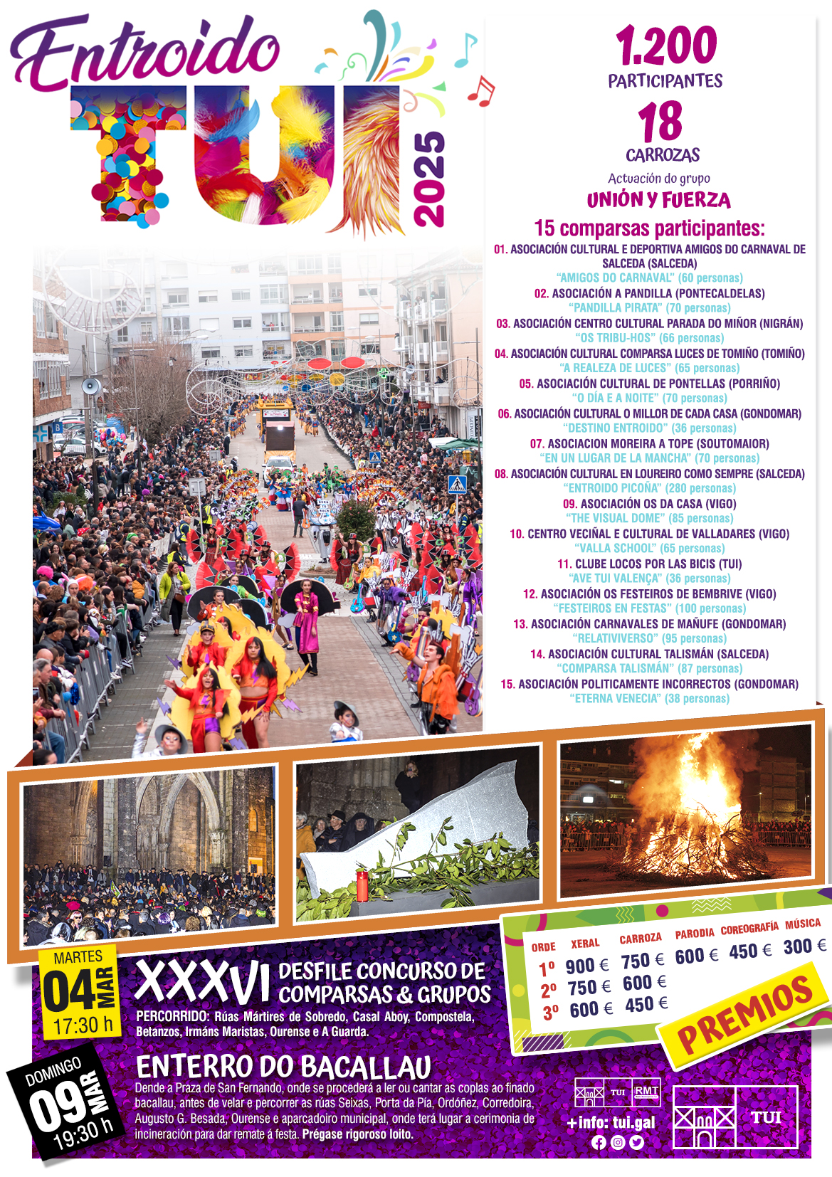 26022025 Cartel Entroido con comparsas