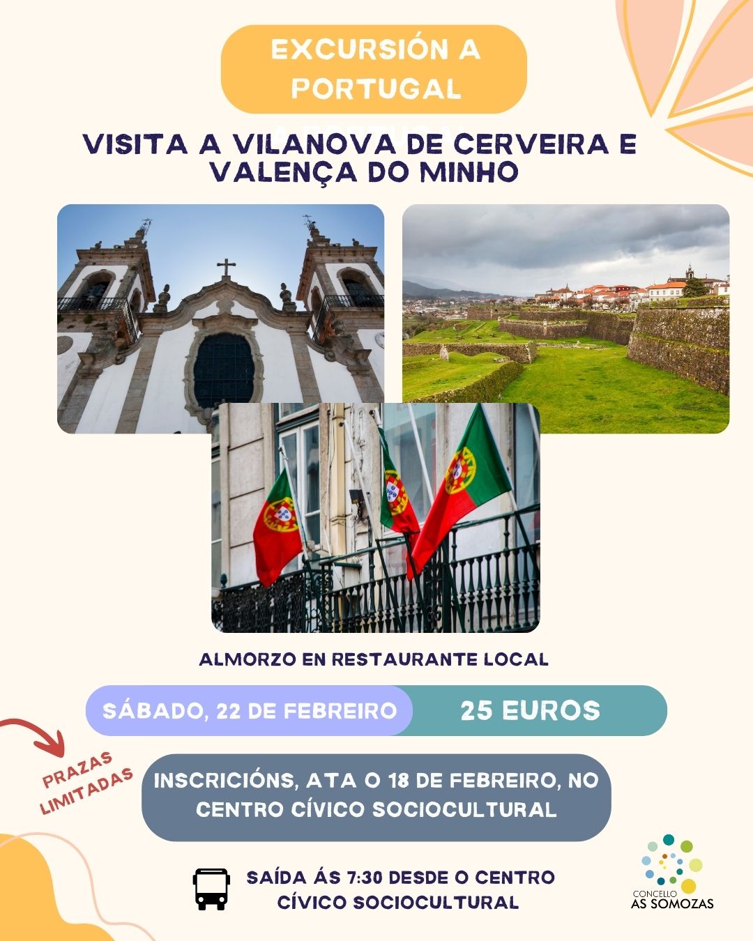 CARTEL AS SOMOZAS – Viaxe a Portugal