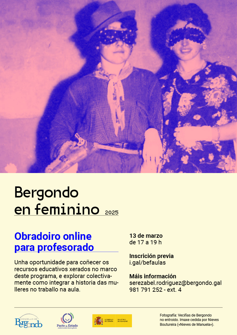 Cartaz acción formativa dirixida a docentes