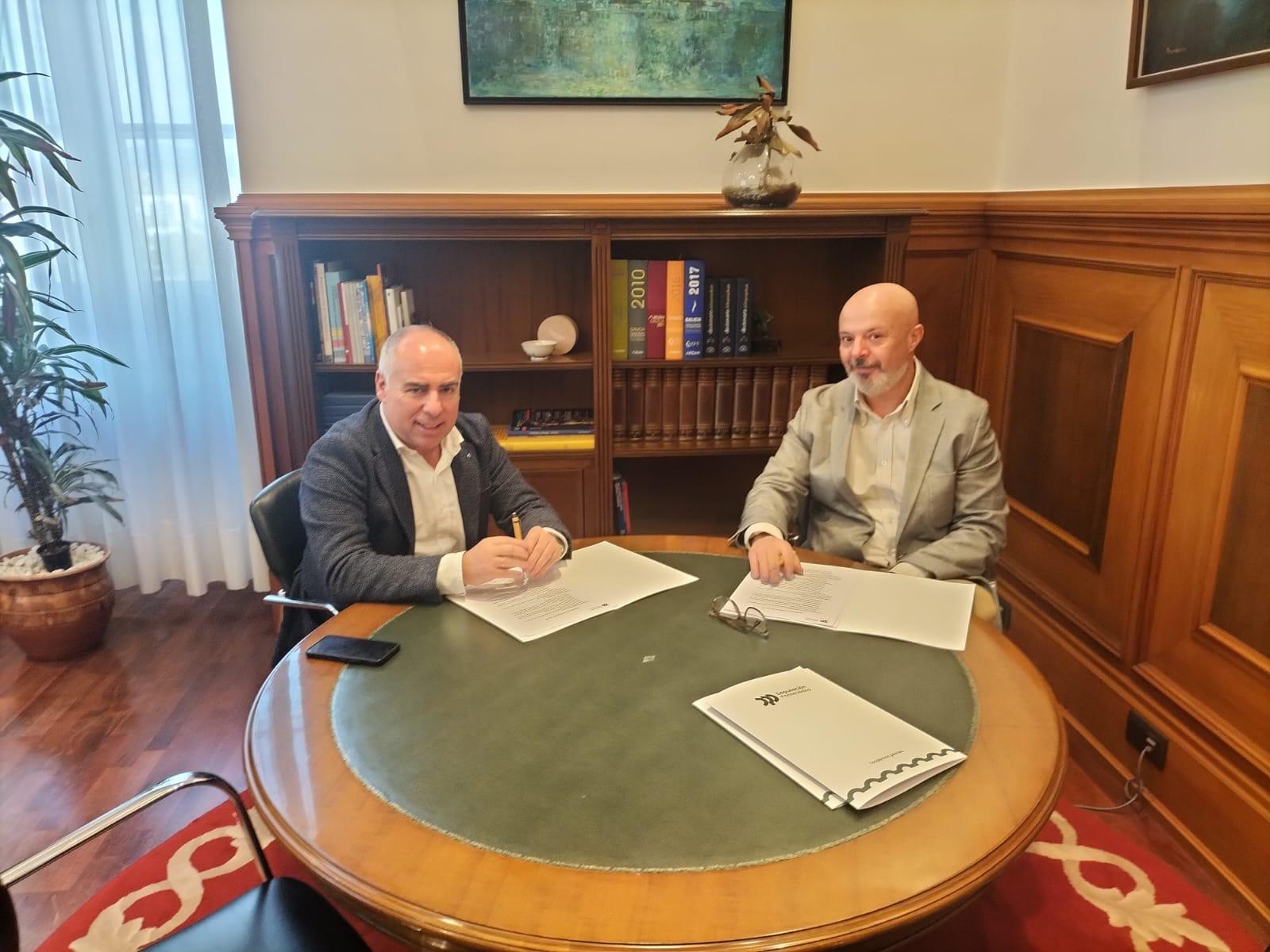 Foto reunion Javier Touris – José Maria Lago