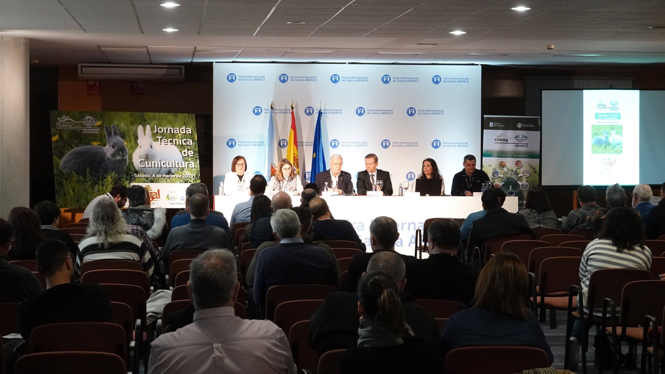 Jornada técnica de cunicultura en Abanca Cimag-GandAgro 2023