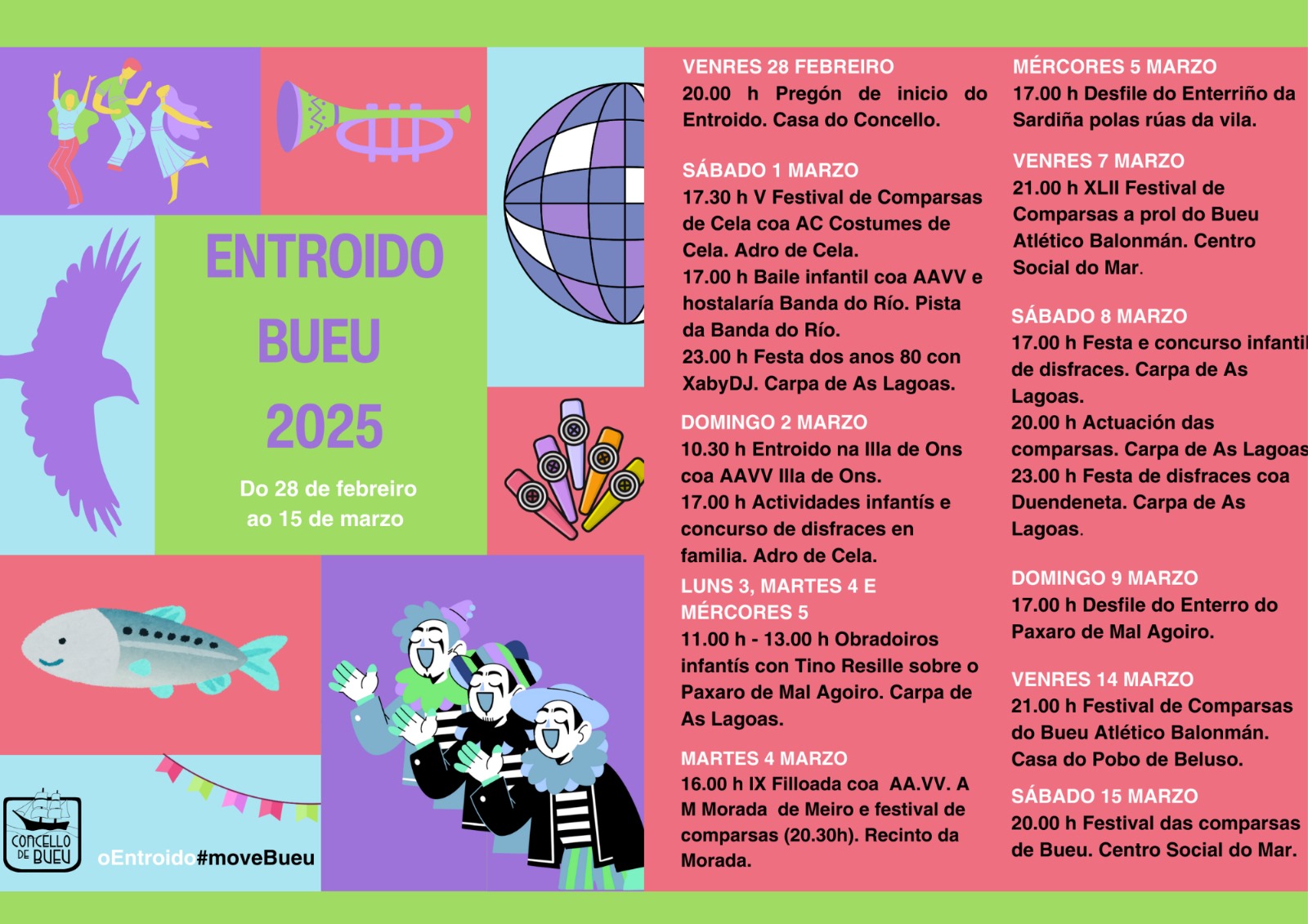 PROGRAMA ENTROIDO BUEU 2025