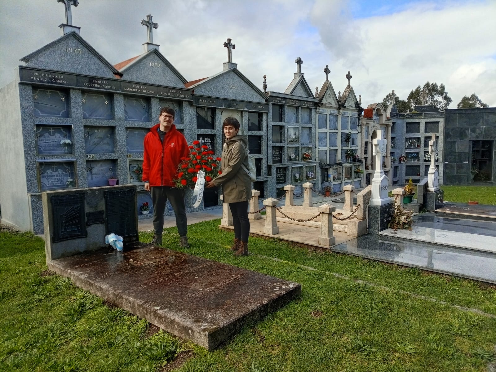 Xoán Reices e Ariadna Fernández