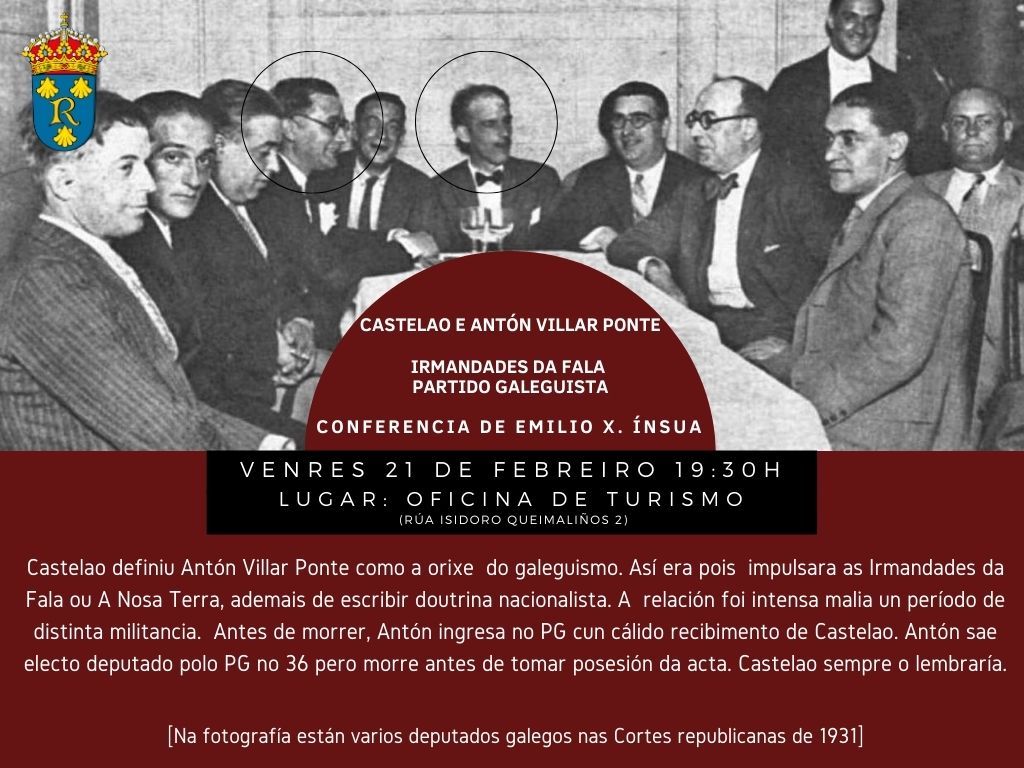 cartel charla castelao