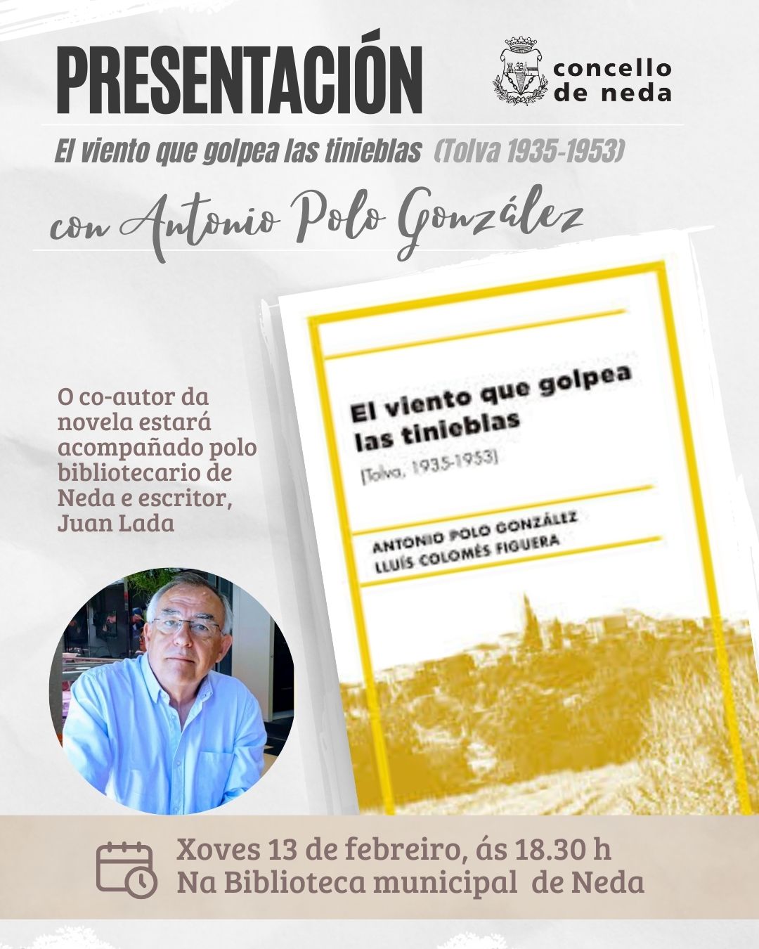 cartel presentación literaria