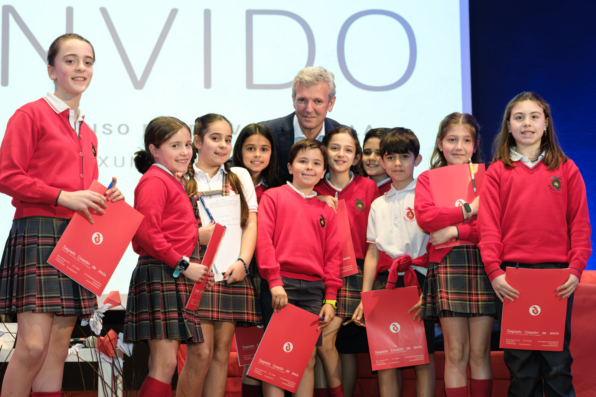 Visita ó colexio Sagrado Corazón