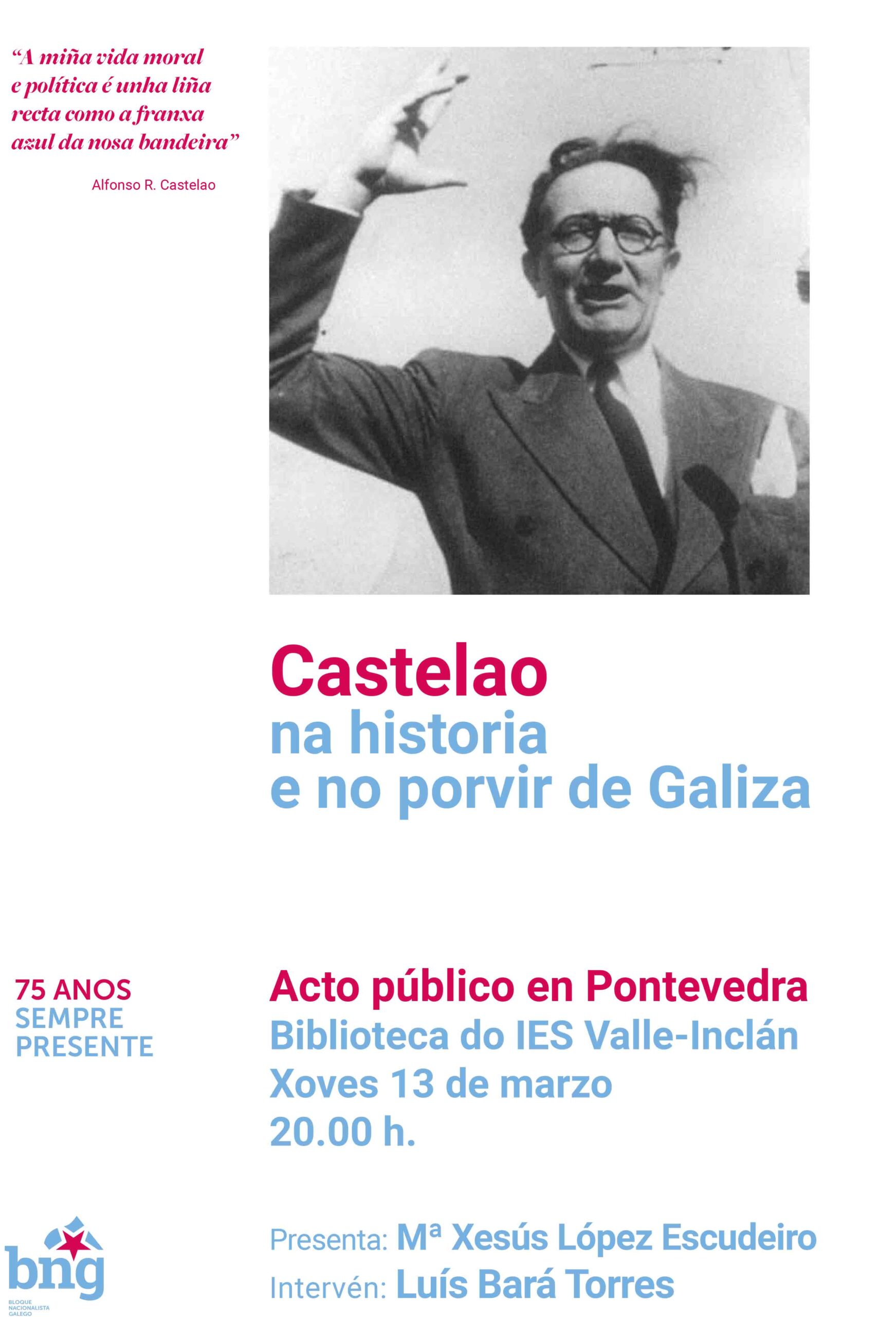 Acto Castelao PONTEVEDRA