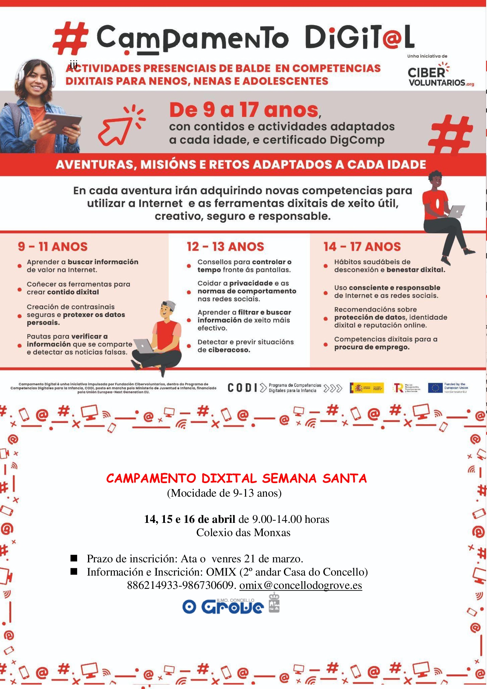 Cartel Campamento Dixital Semana Santa