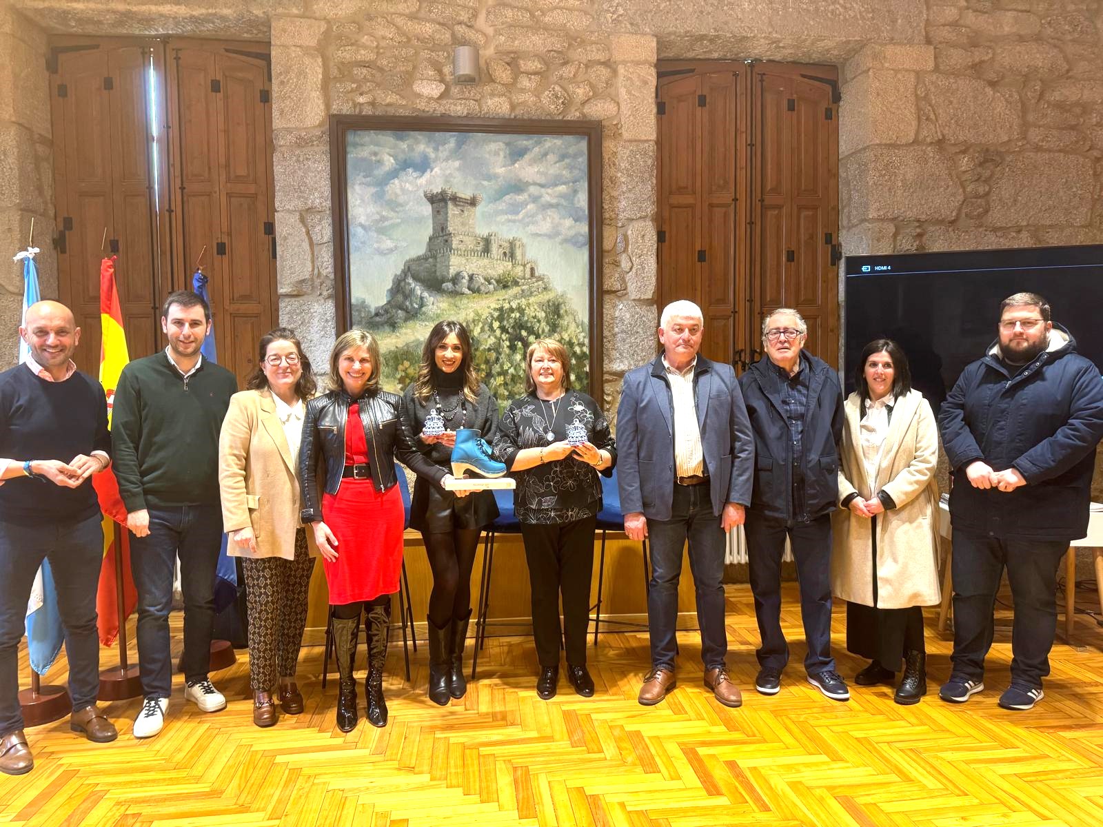 Homenaxe 8M Cristina Maró e Teresa Novoa