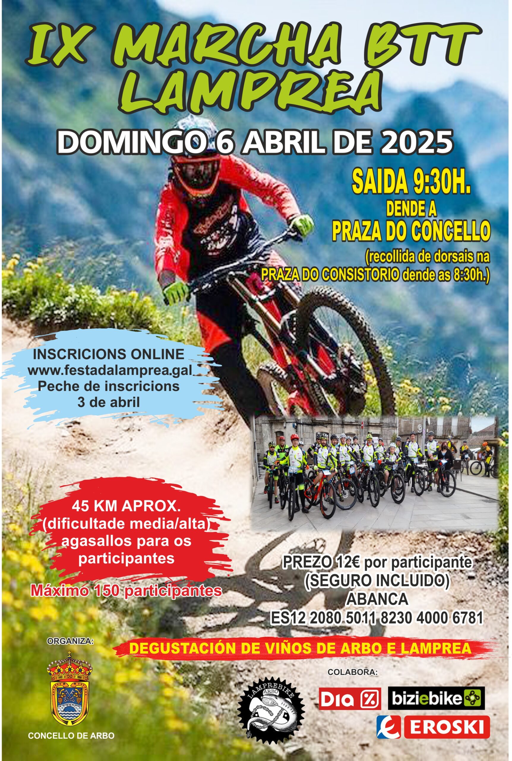 IX MARCHA BTT ARBO LAMPREA 2025