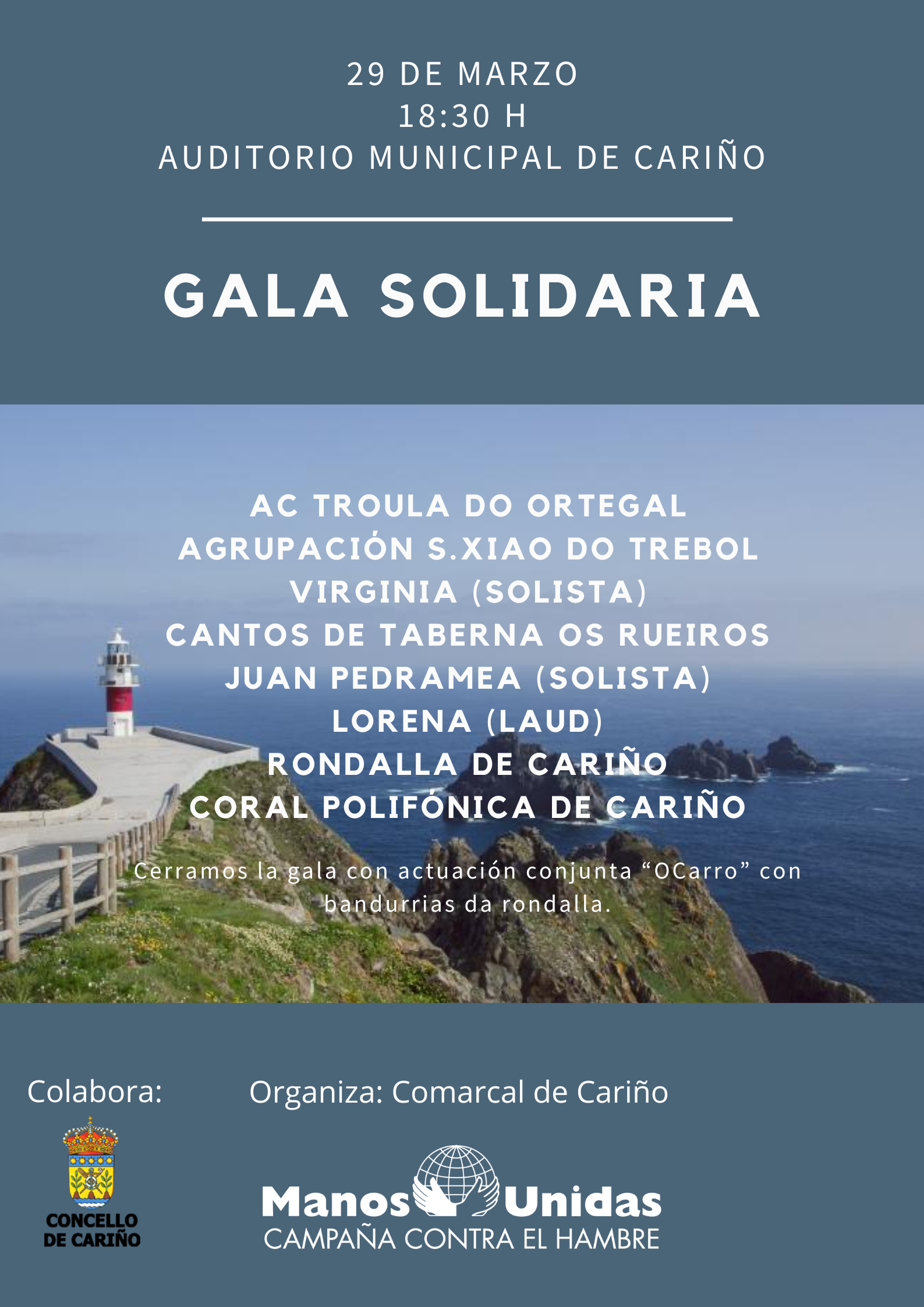 NP Cariño – Cariño acogerá una gala musical solidaria en beneficio de Manos Unidas (1)