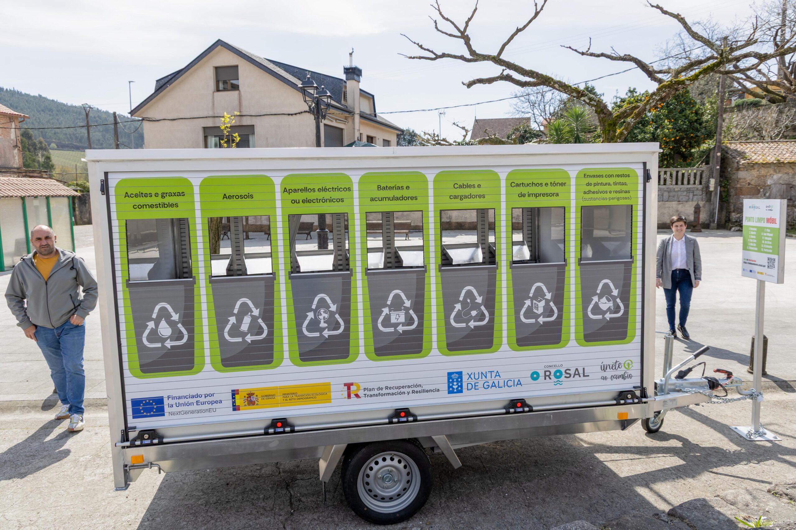 O Rosal lanza o seu punto limpo moìbil, un servizo para achegar a reciclaxe a barrios e parroquias