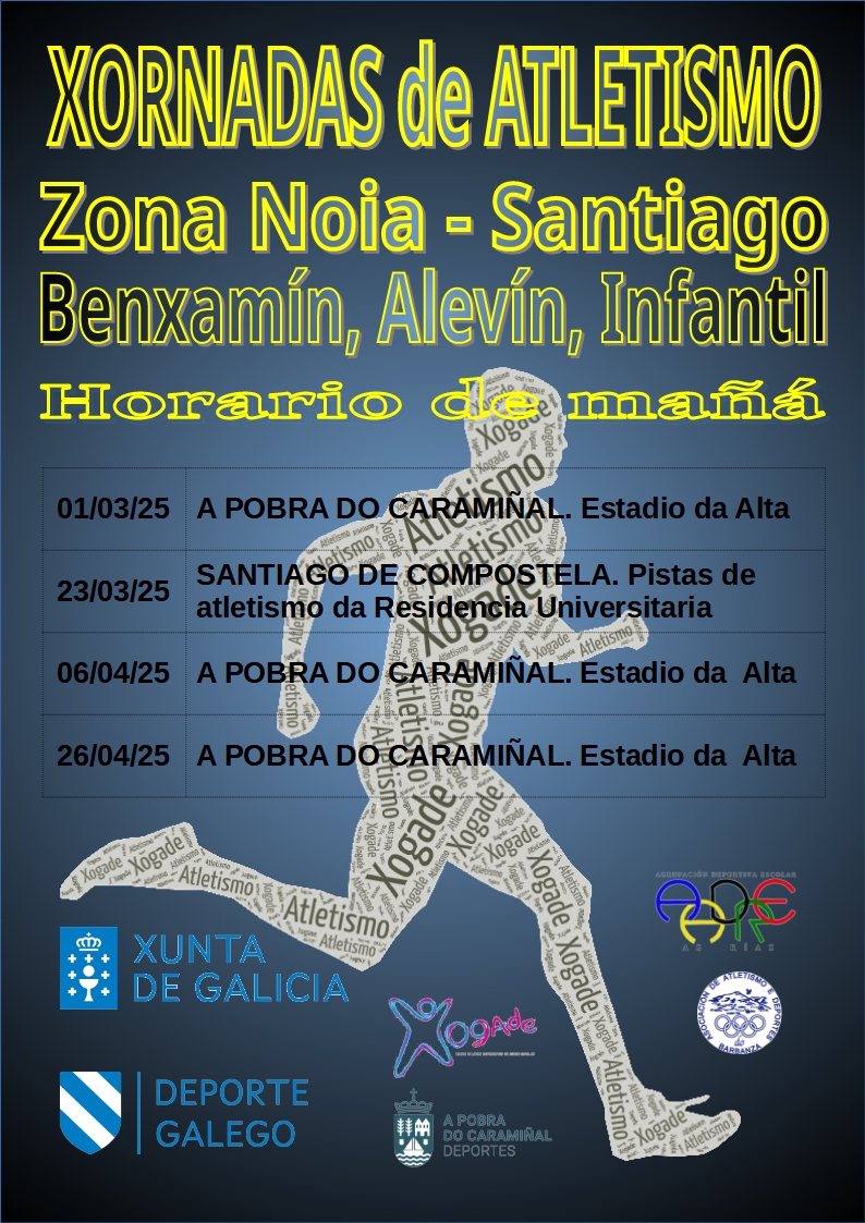 Xornadas atletismo en pista Xogade