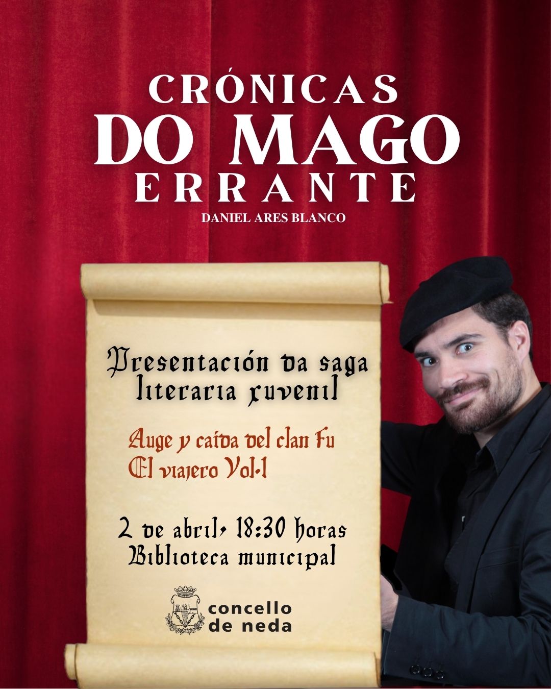 cartel presentación Mago errante