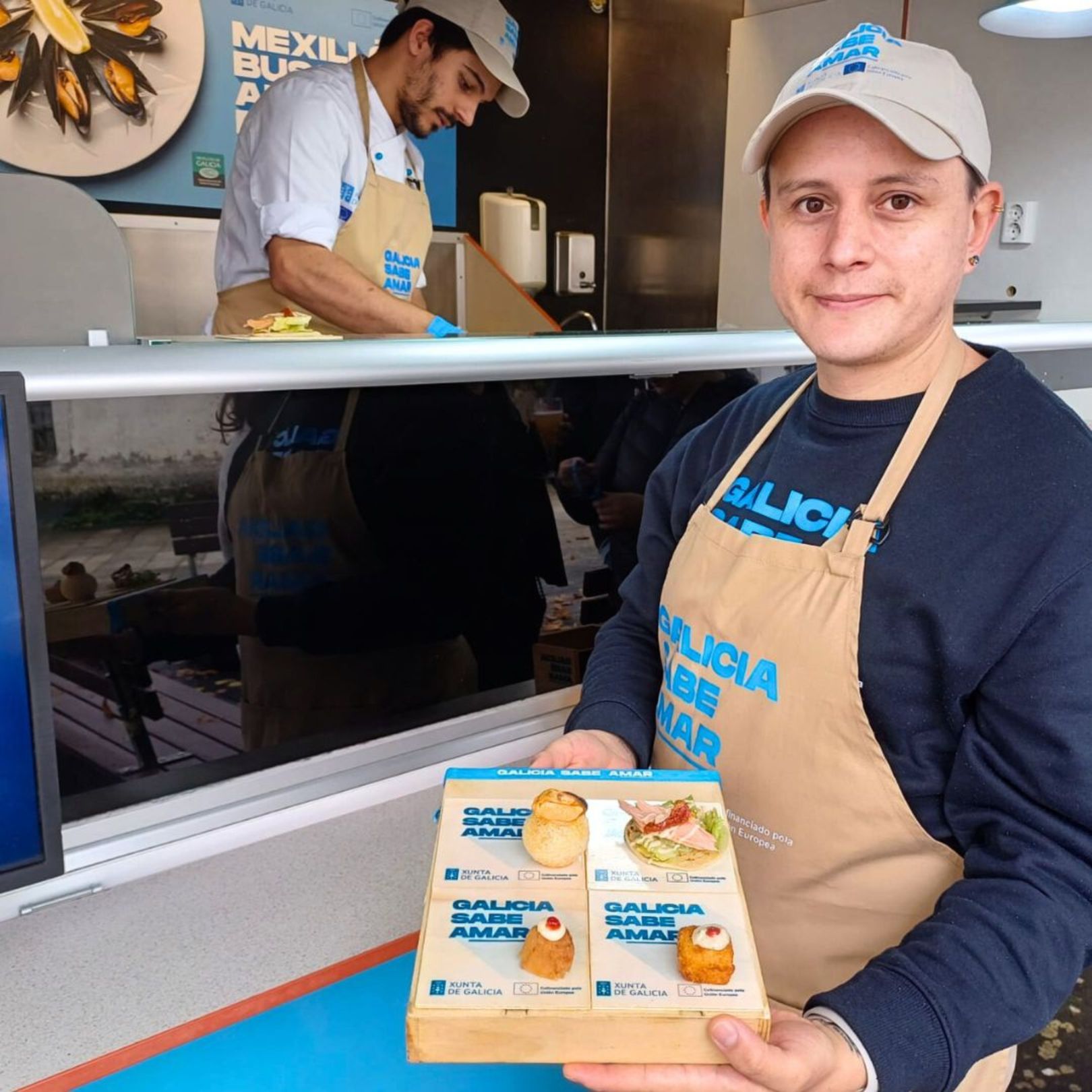 imaxe da útima visita do foodtruck a Neda