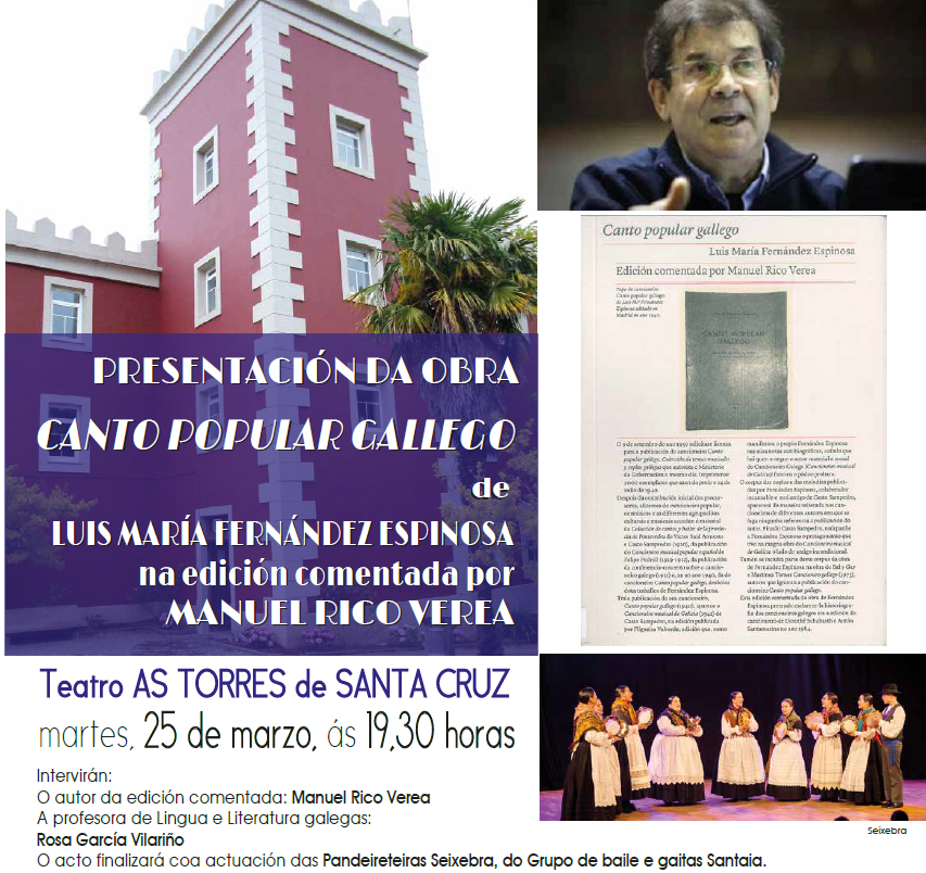 presentacion obra canto popular gallego