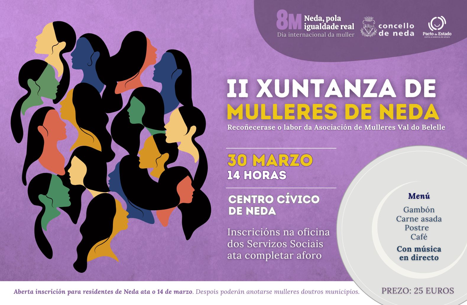 xuntanza de mulleres cartel