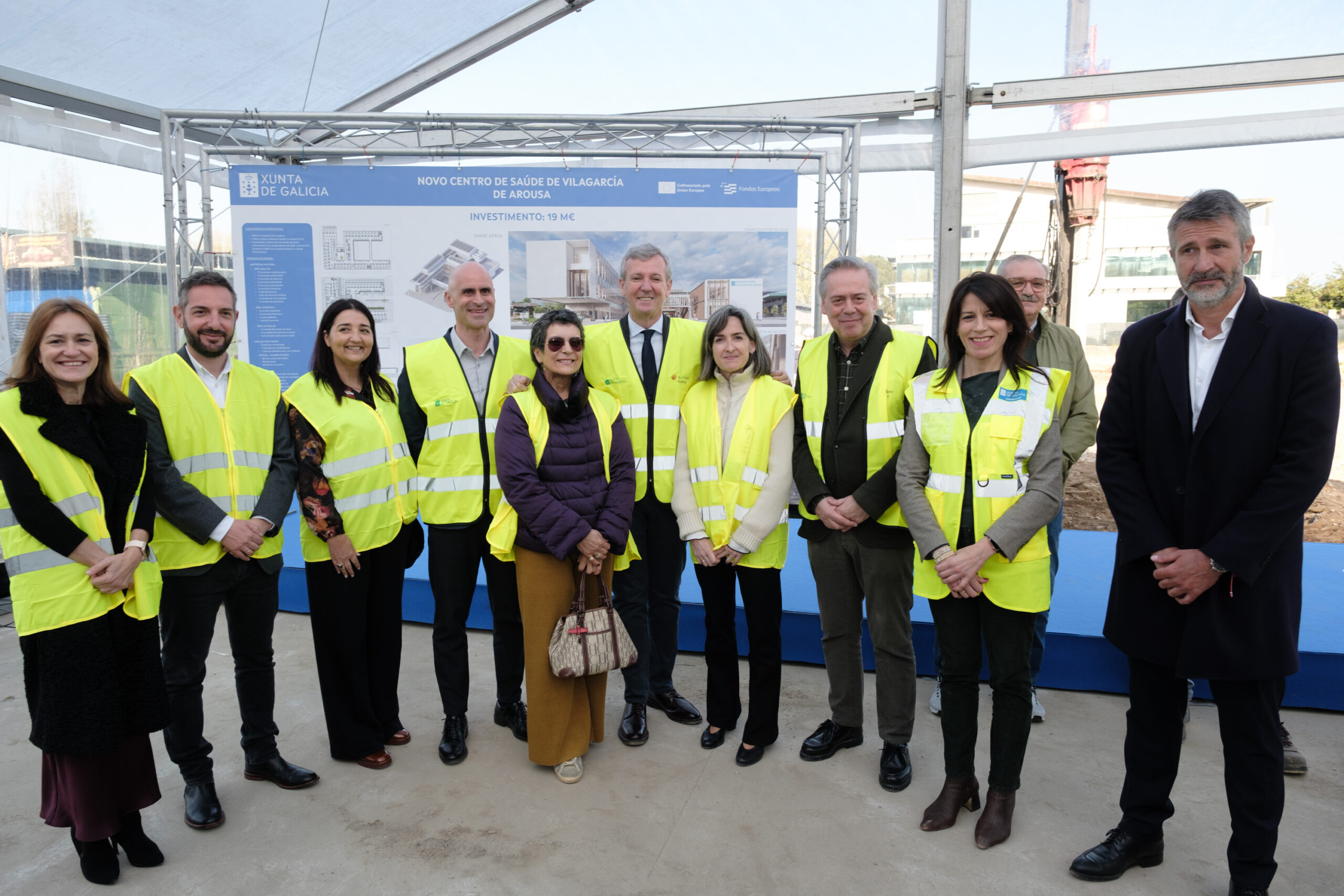 Inicio das obras do novo centro de saúde de Vilagarcía