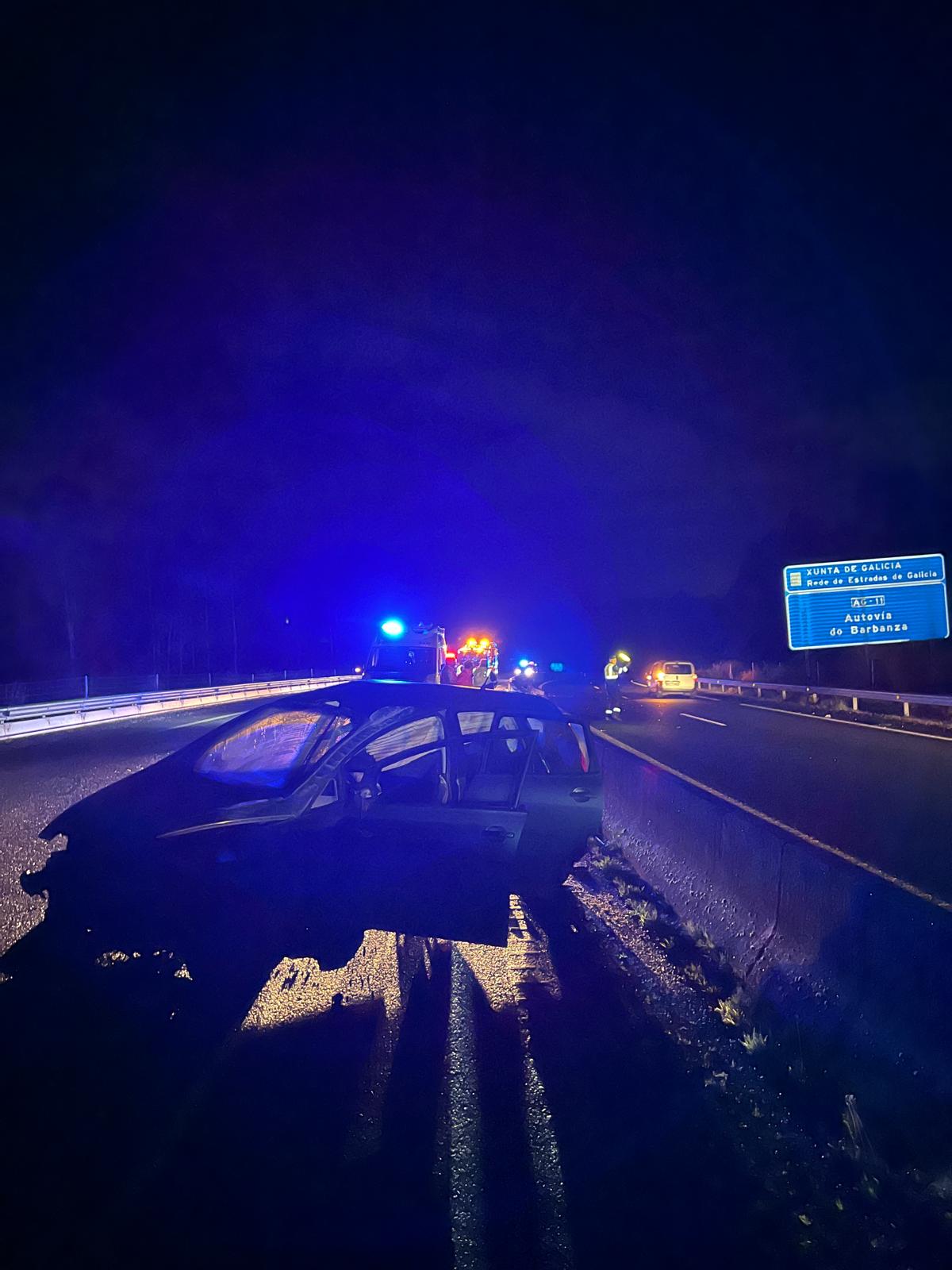 Accidente na AG-11 Concello de Rianxo