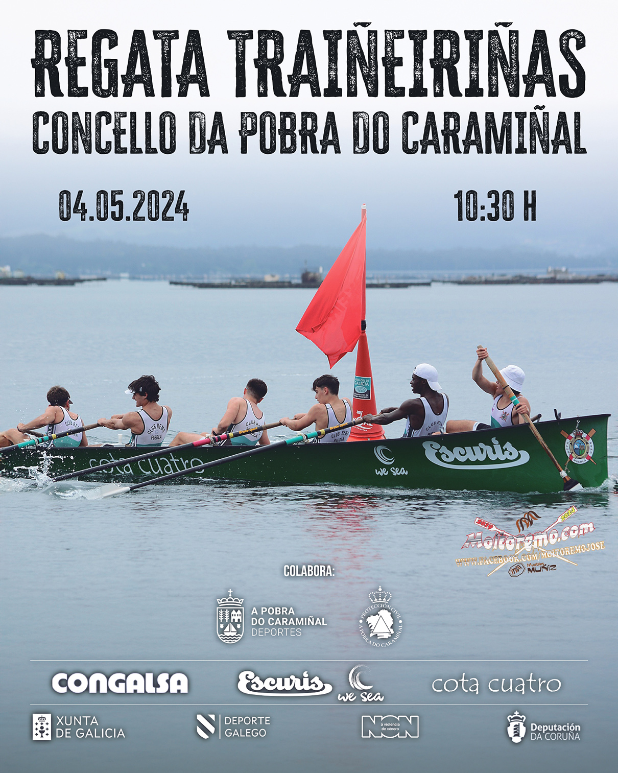 CARTEL A POBRA- Regata de Traiñeiriñas da Pobra