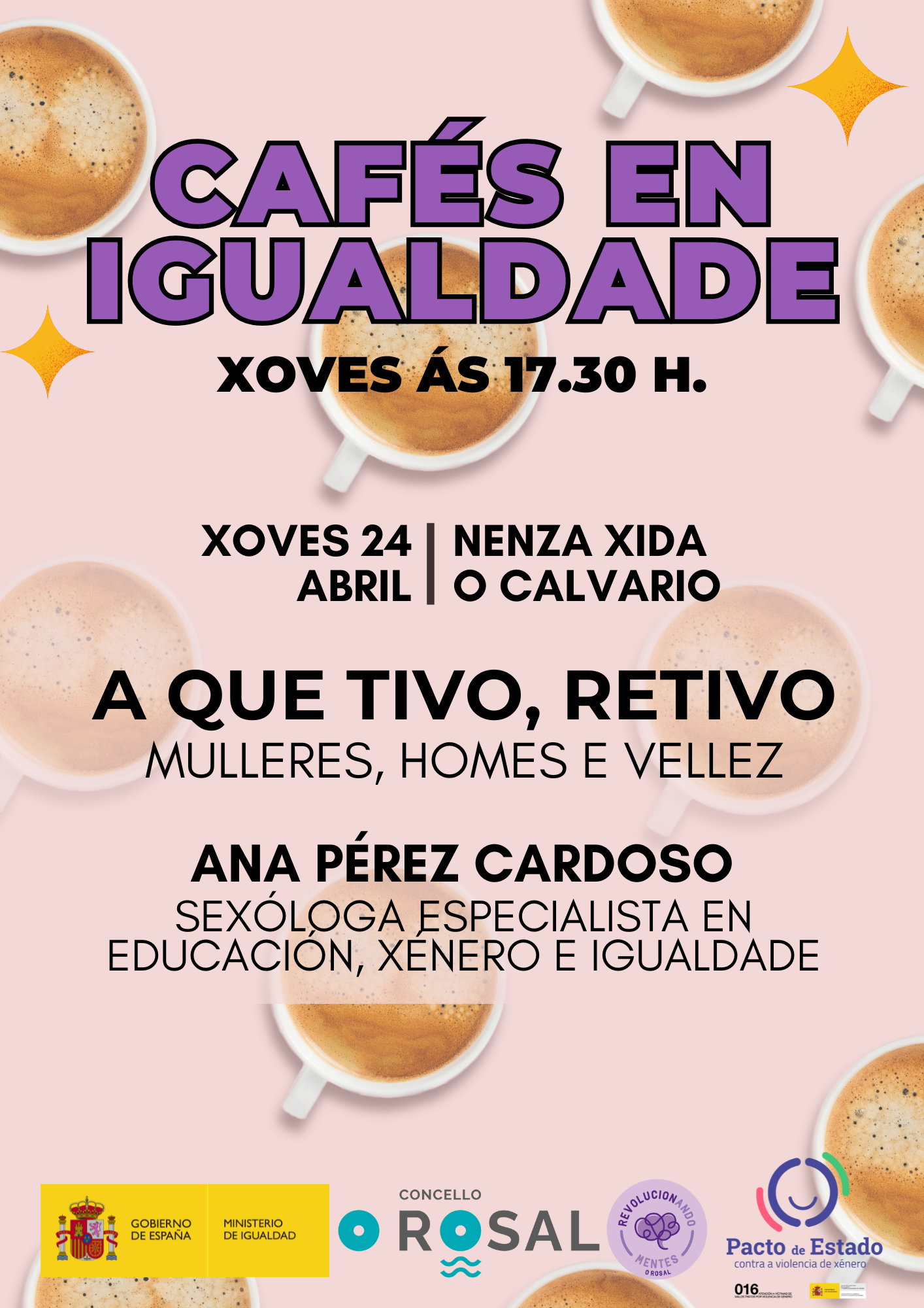 Cafeìs en Igualdade para combater tabuìs e clicheìs sobre a vellez