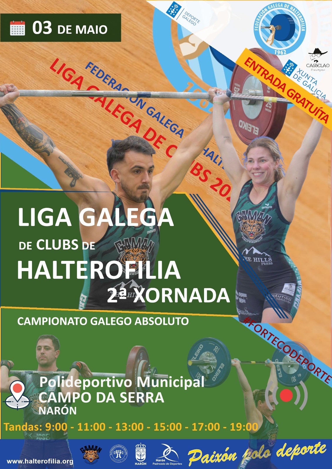 Cartaz Halterofilia