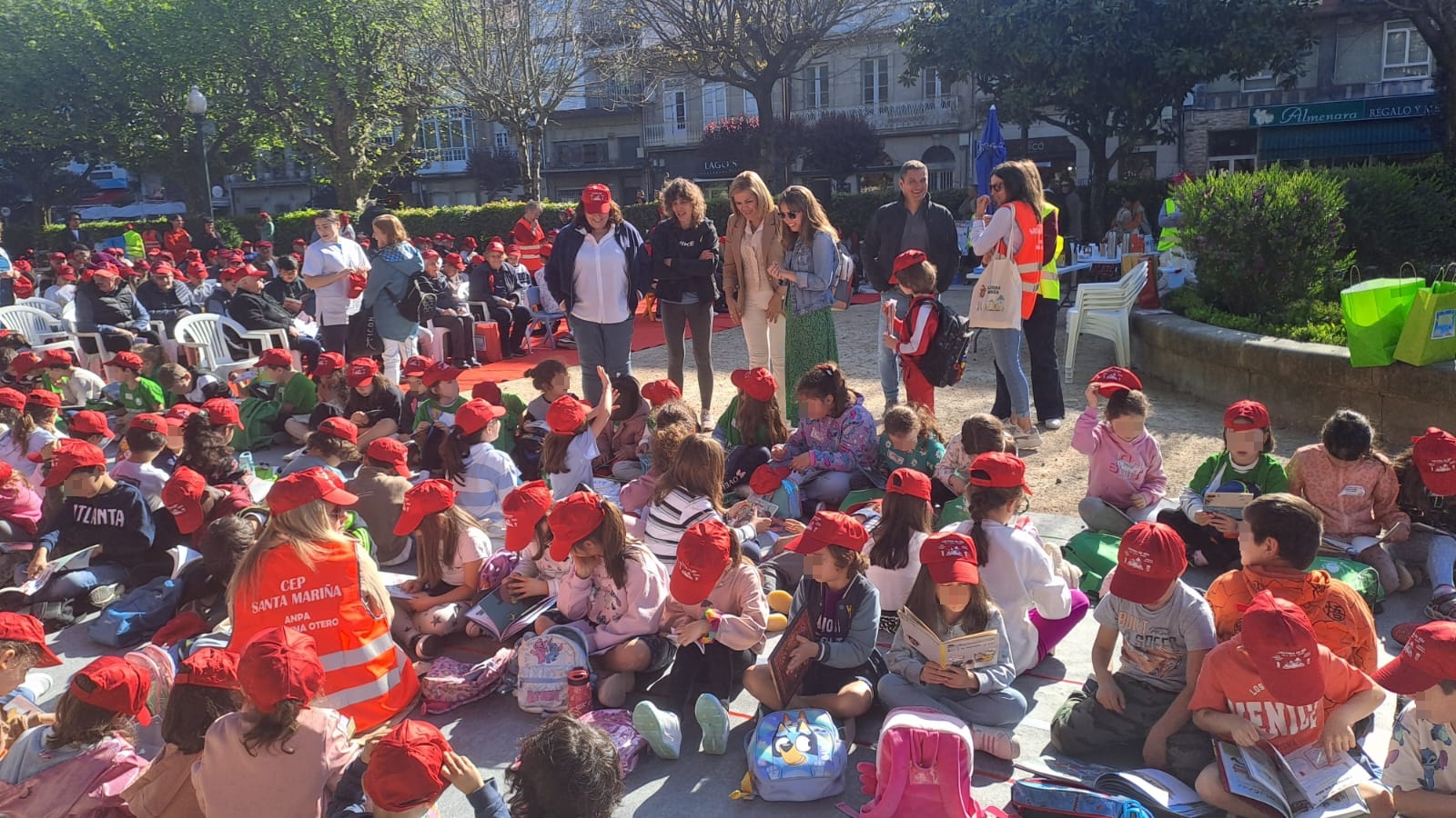 Lectura na Rúa participantes