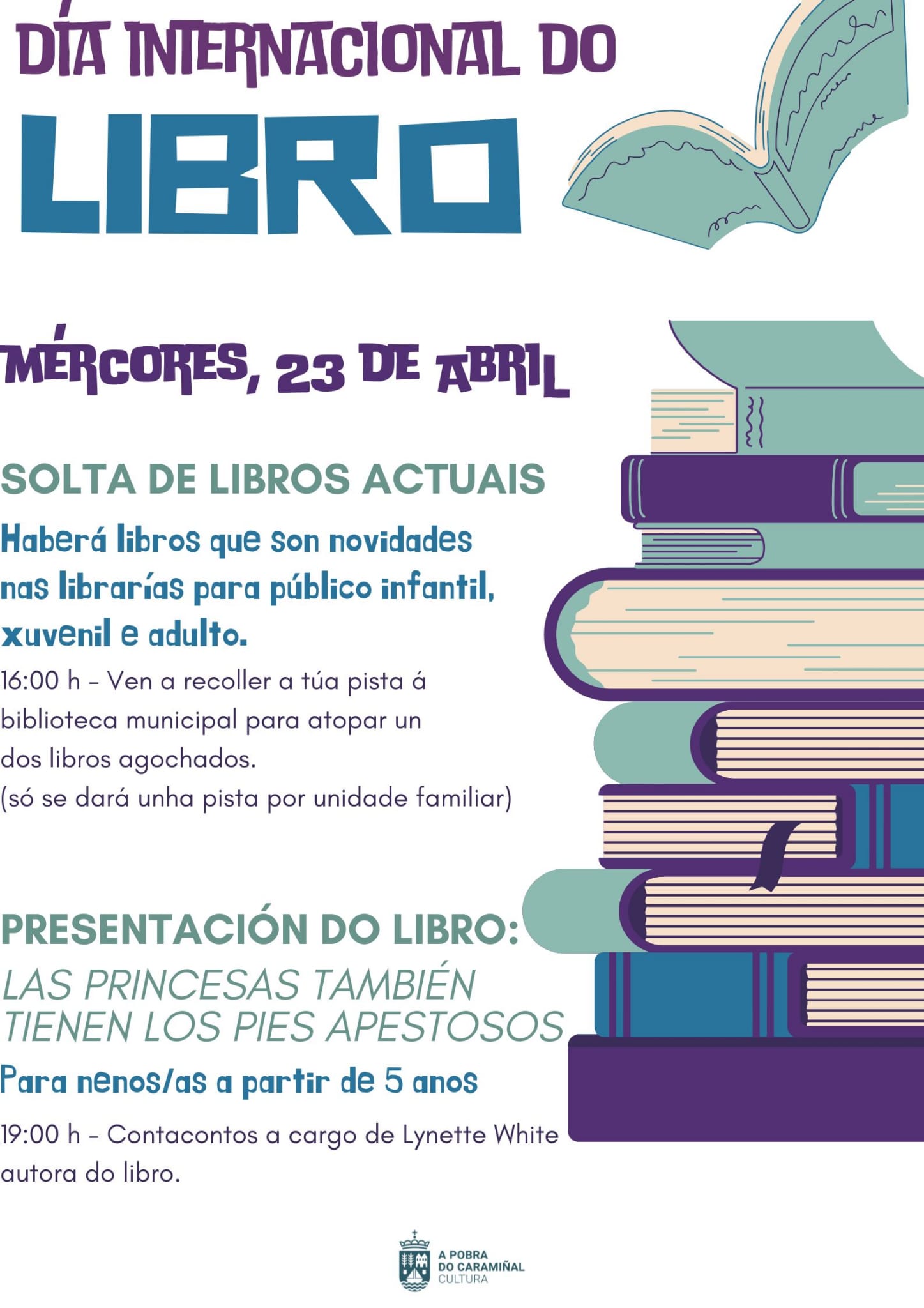 cartaz día do libro