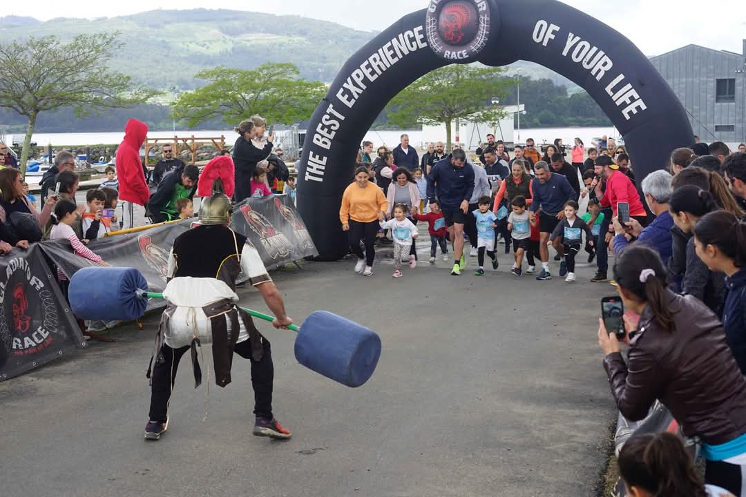 saida dunha das probas da Gladiator kids no Peirao_ 2024