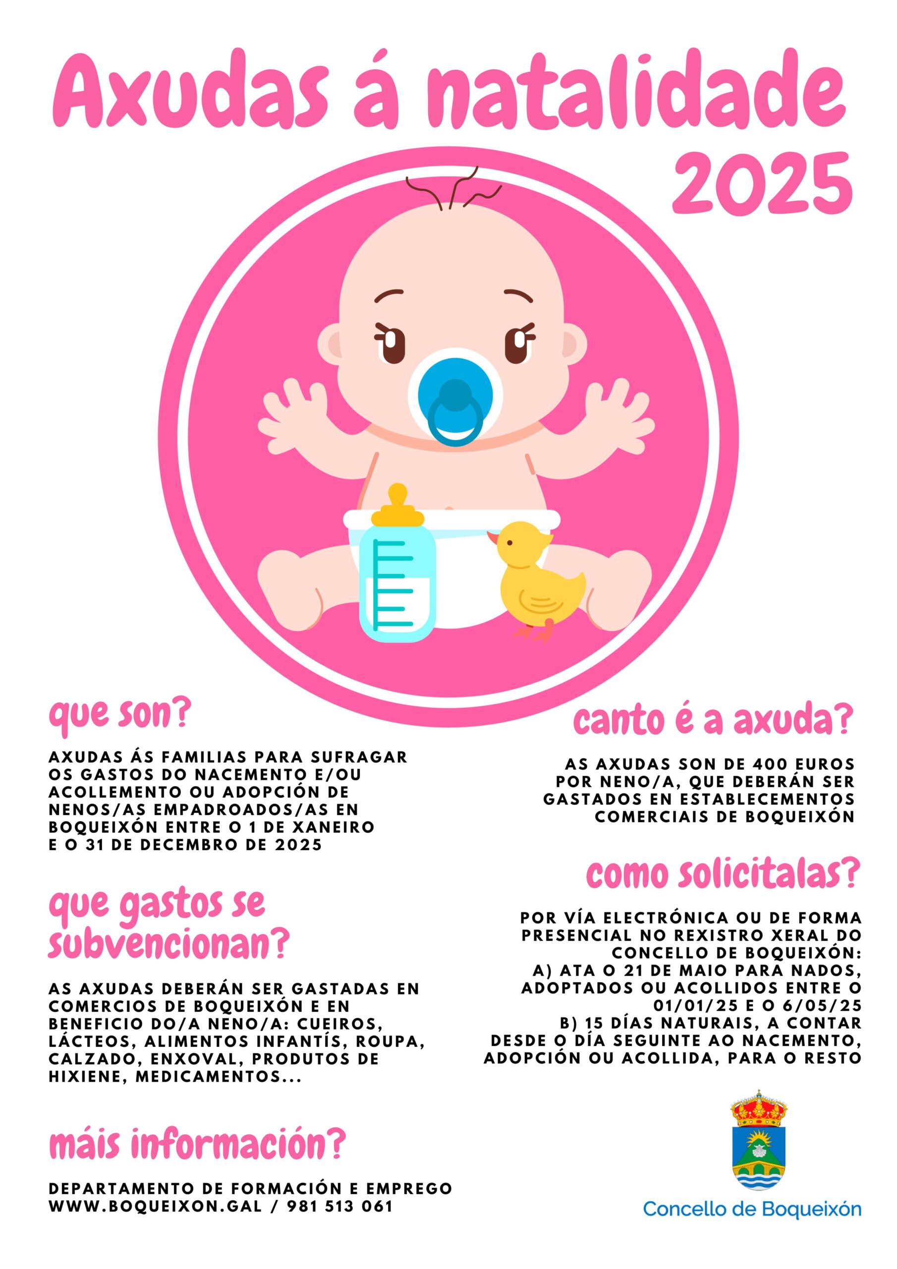 Axudas á natalidade (1)