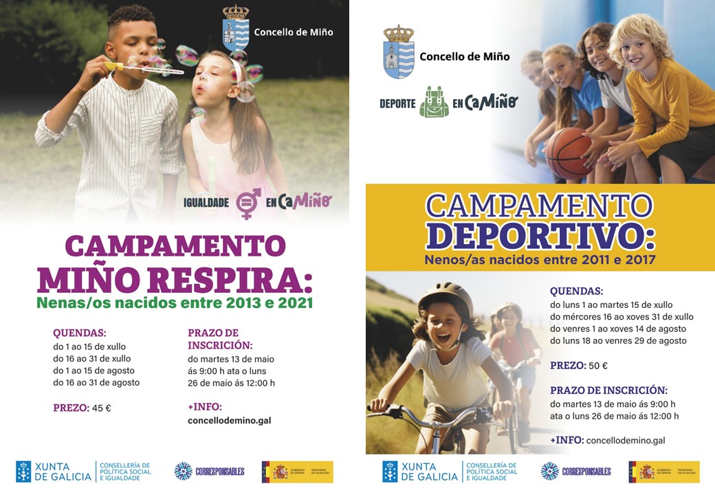 Campamentos verán 25