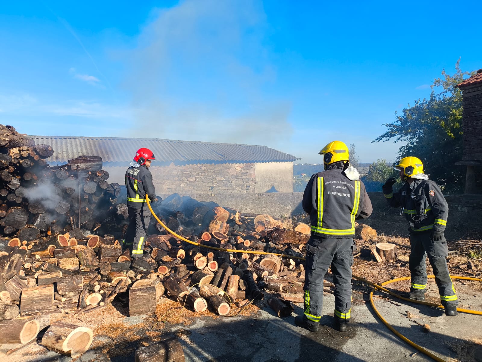 Incendio Santa Comba