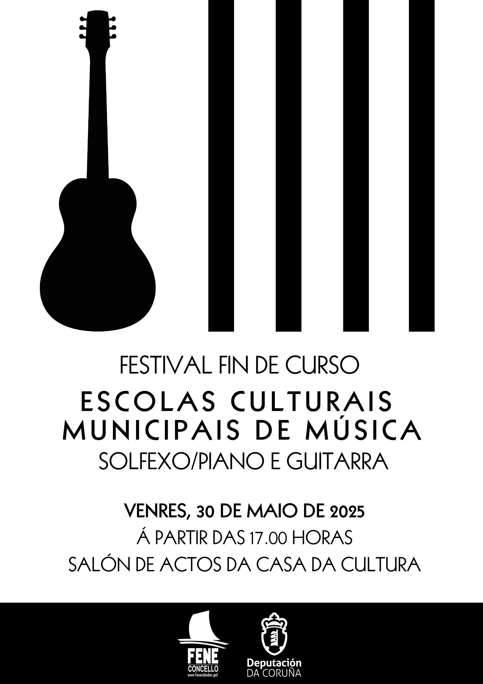 VENRES, 30 DE MAIO DE 2025 Á PARTIR DAS 17.00 HORAS sALÓN DE ACTOS DA CASA DA CULTURA