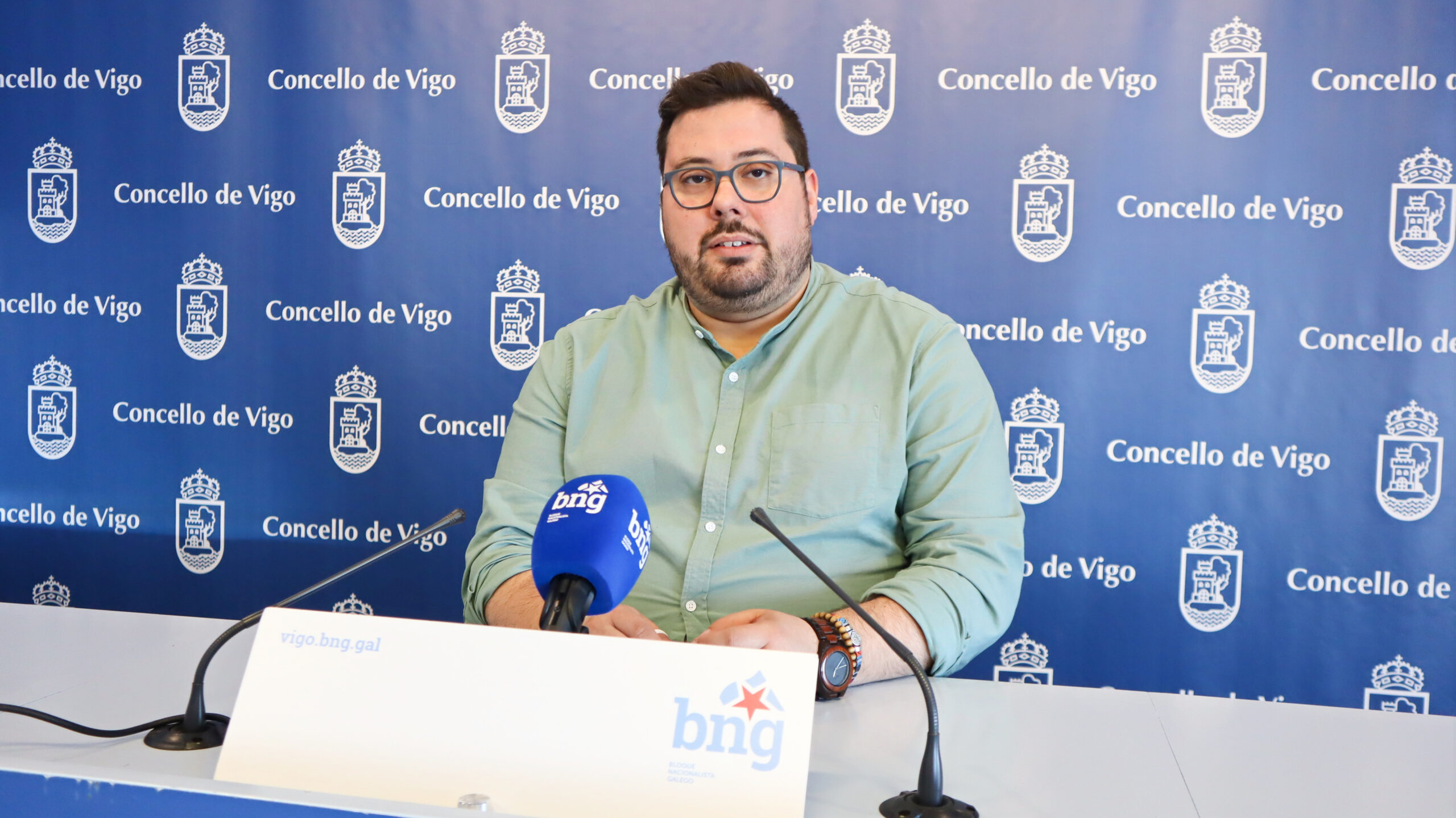 Xabier P. Igrexas, portavoz municipal BNG Vigo
