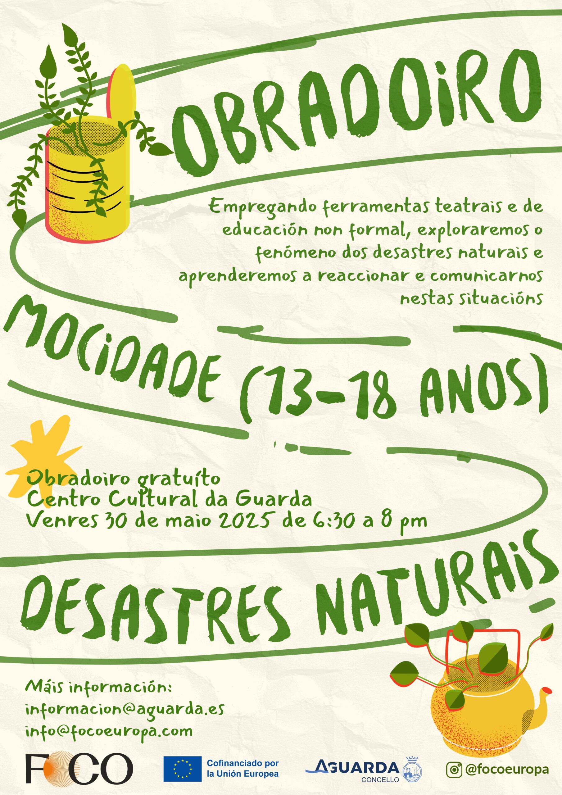 cartel FOCO A Guarda