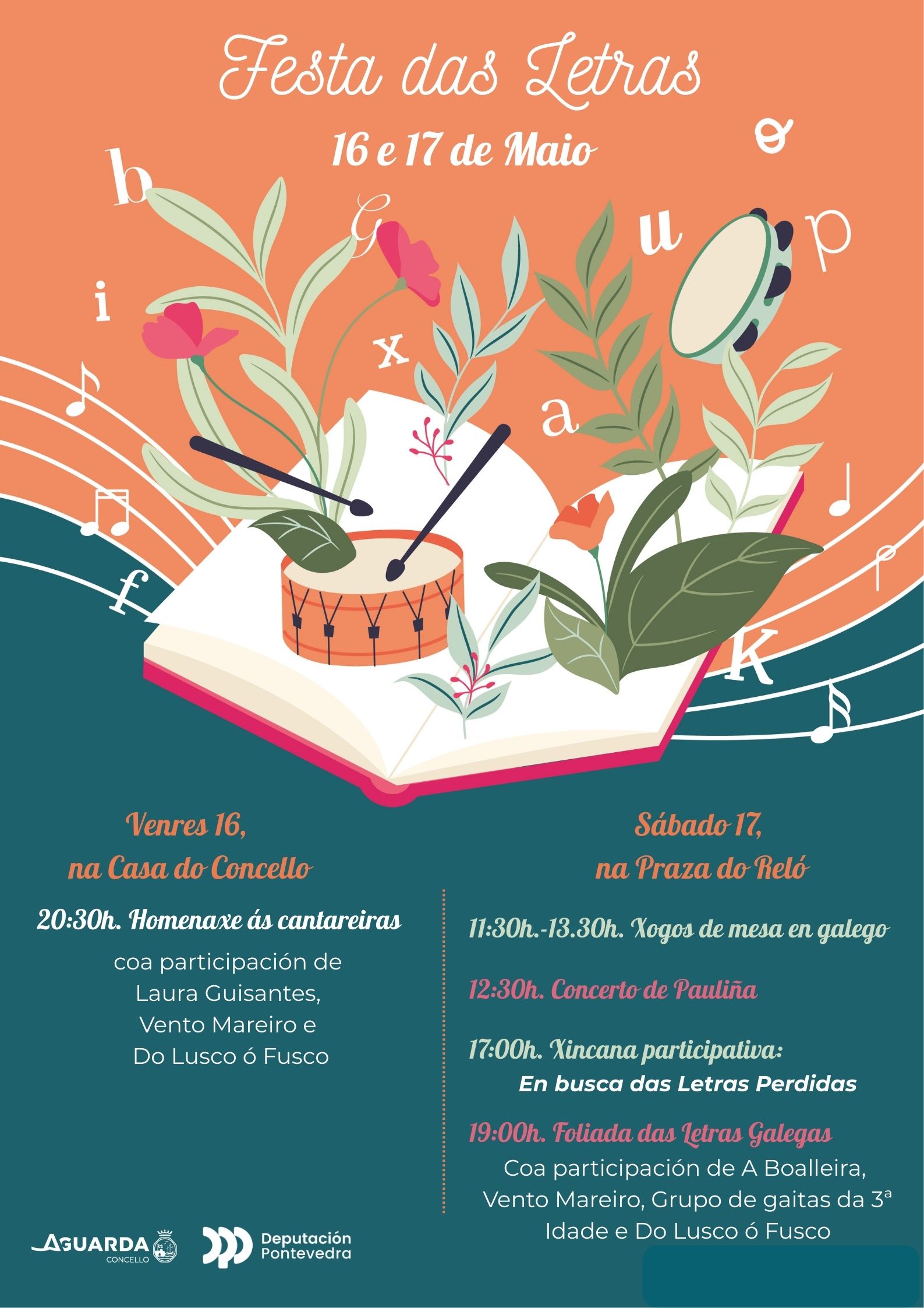cartel Letras Galegas