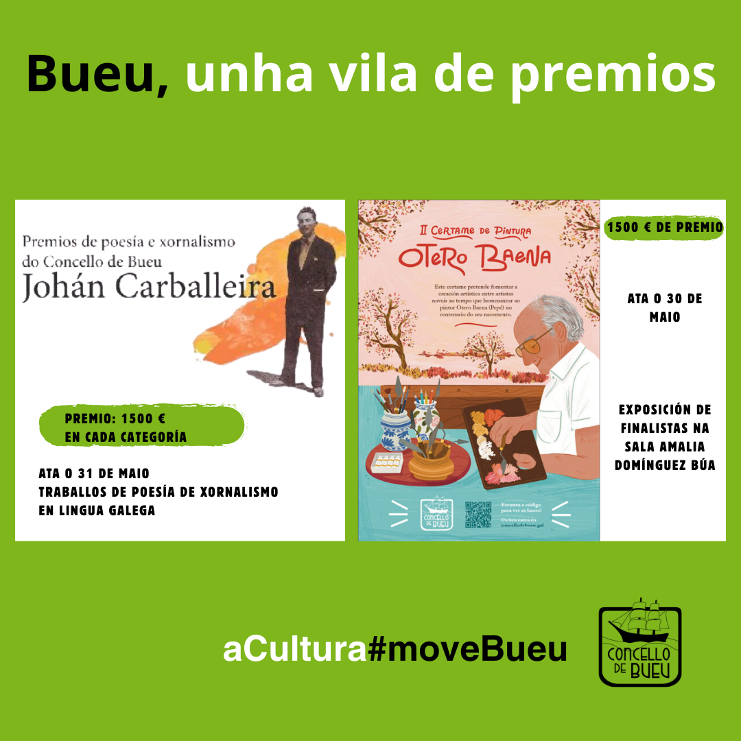 cartel bueu unha vila de premios